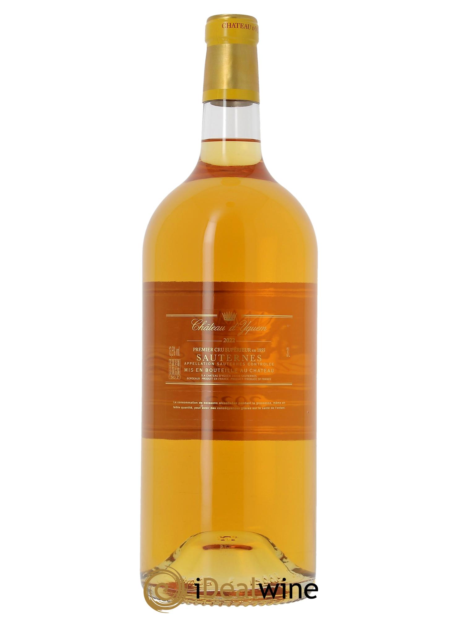 Château d' Yquem 1er Cru Classé Supérieur 2022 - Lot de 1 double magnum - 2