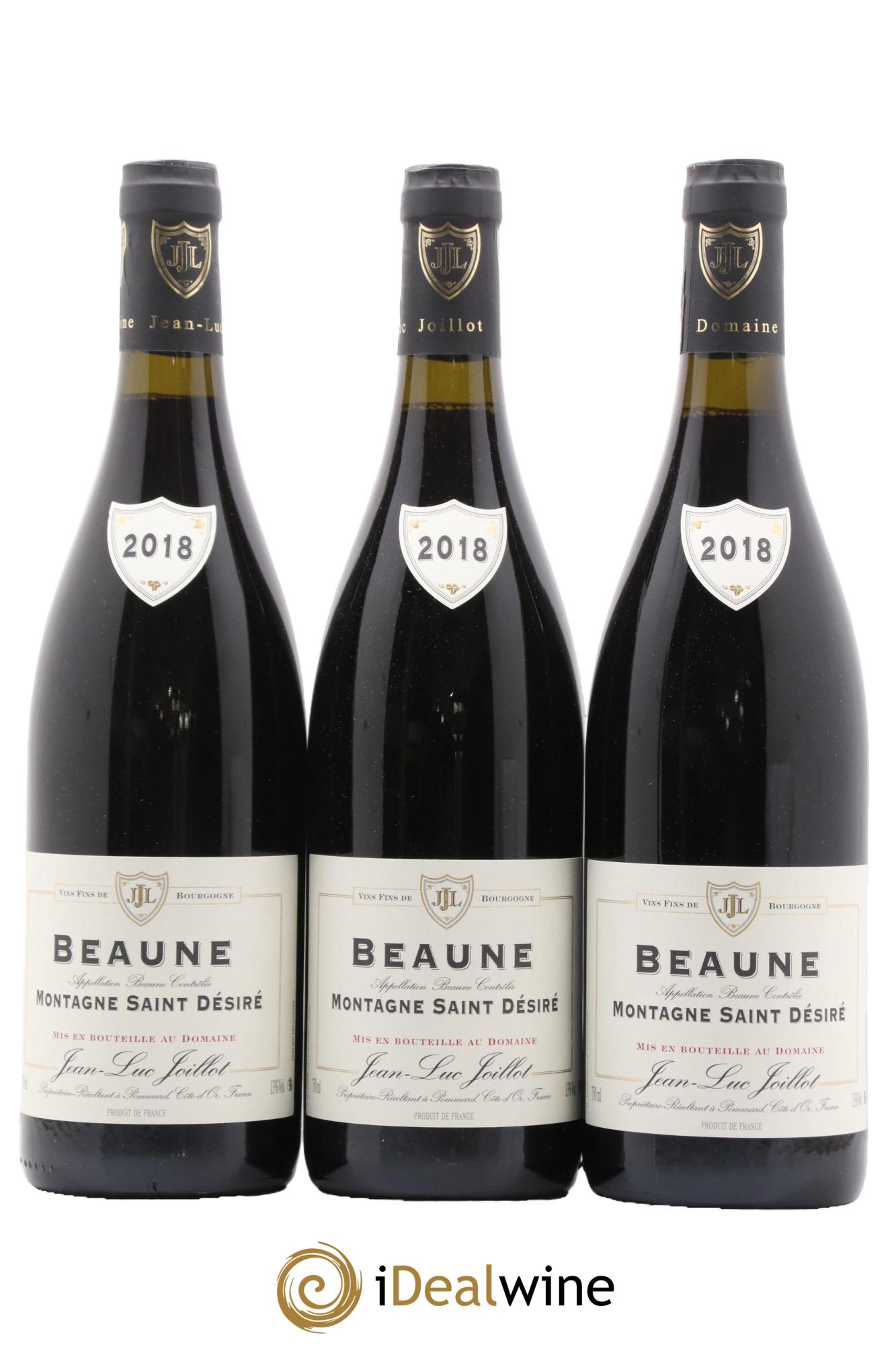 Beaune Montagne Saint-Désiré Jean-Luc Joillot 2018 - Lot de 3 bouteilles - 0