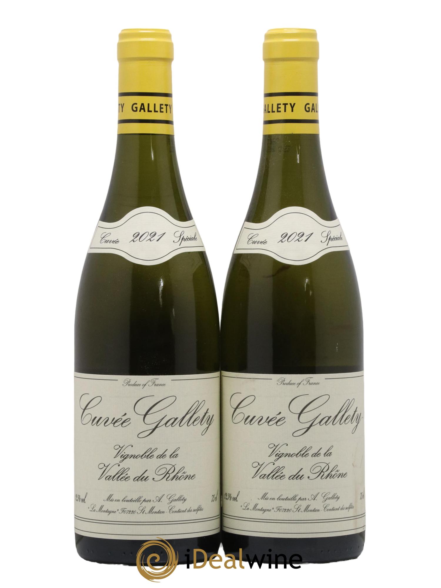 Côtes du Vivarais Blanc Gallety (Domaine) 2021 - Lot de 2 bouteilles - 0