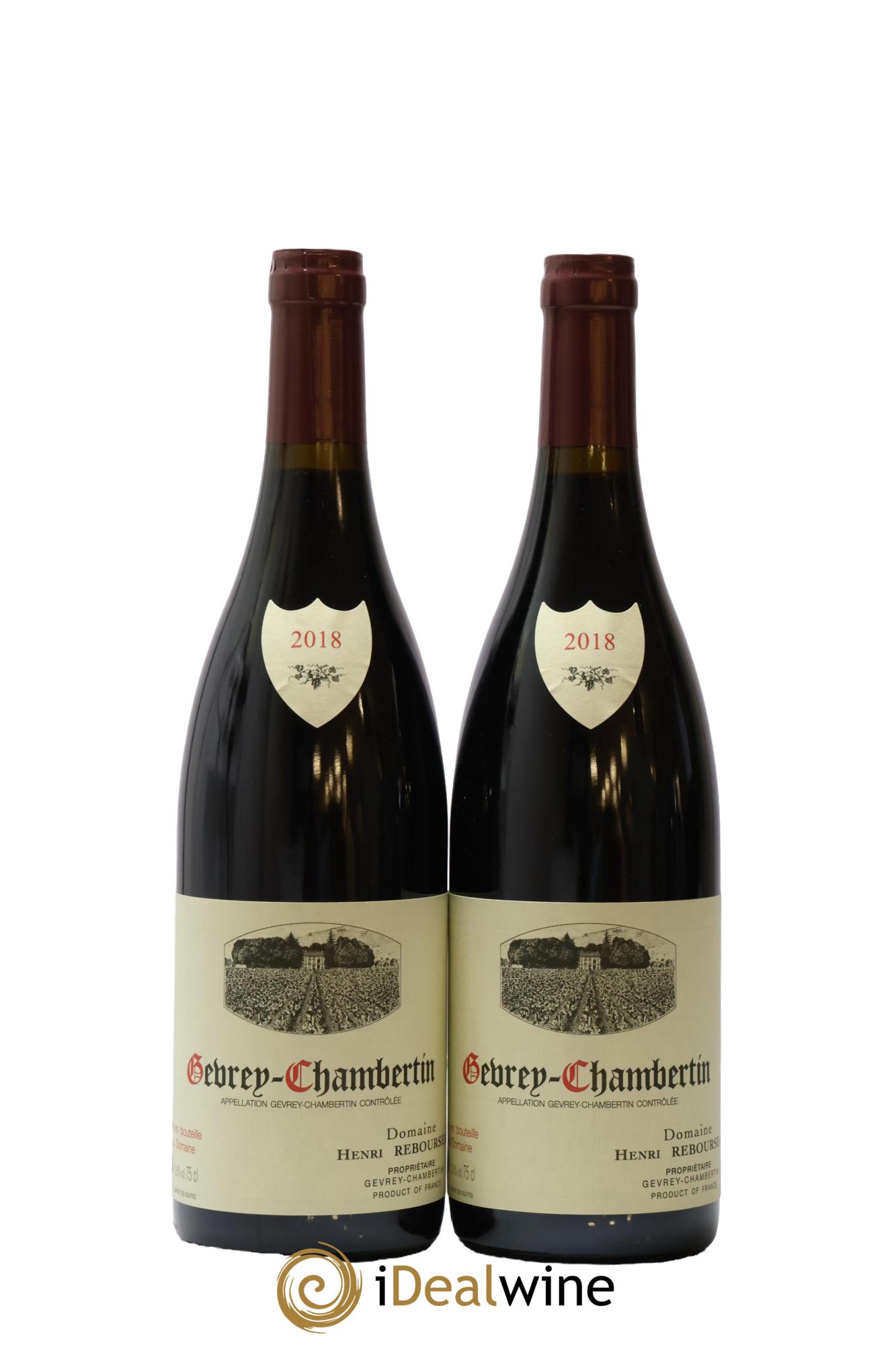 Gevrey-Chambertin Henri Rebourseau (Domaine) 2018 - Lot de 2 bouteilles - 0