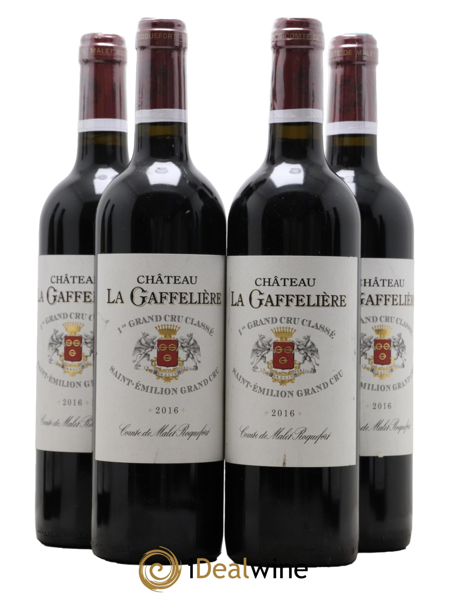 Château la Gaffelière 1er Grand Cru Classé B 2016 - Lot de 4 bouteilles - 0