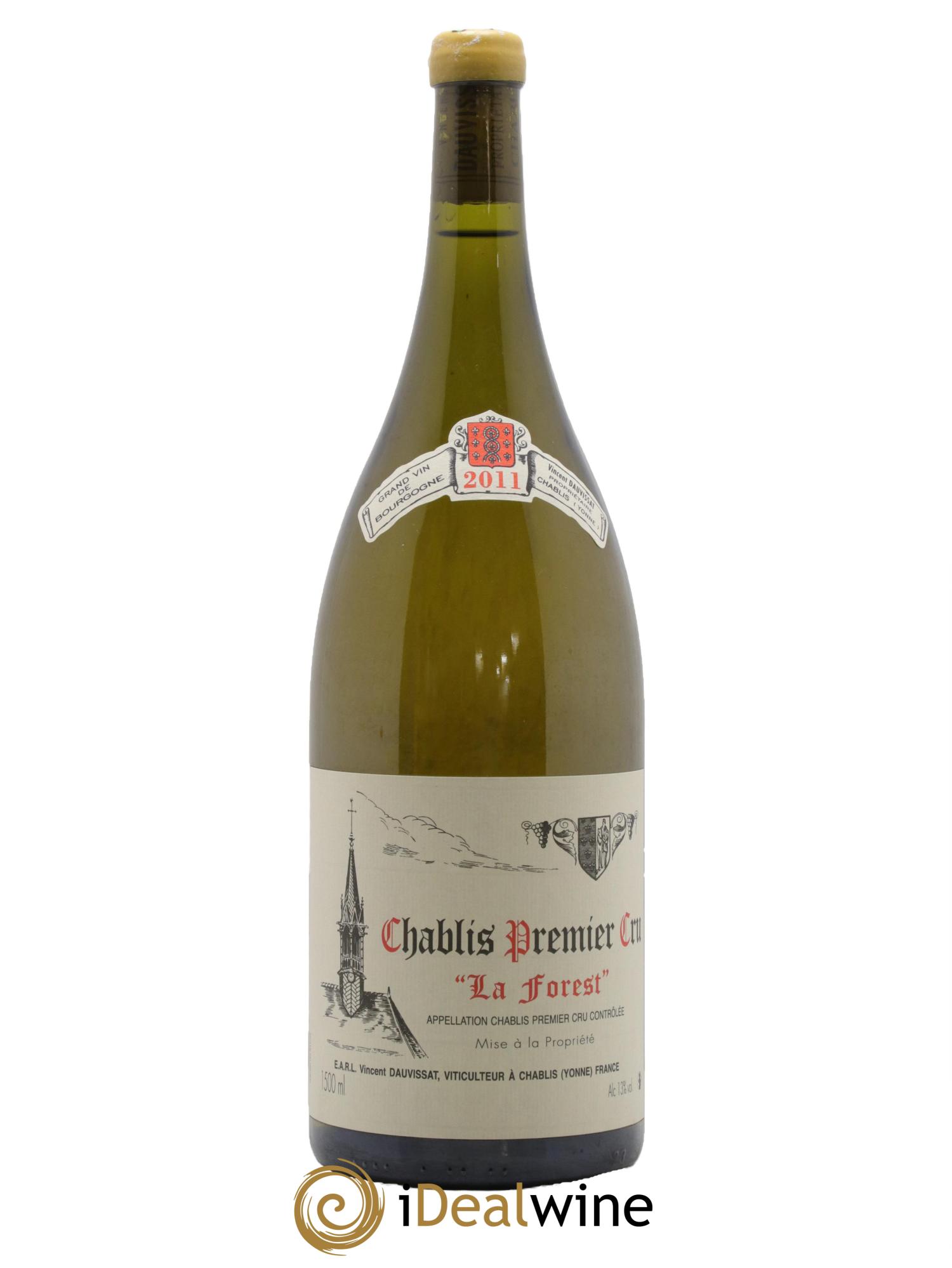 Chablis 1er Cru La Forest Vincent Dauvissat (Domaine) 2011 - Lot de 1 magnum - 0