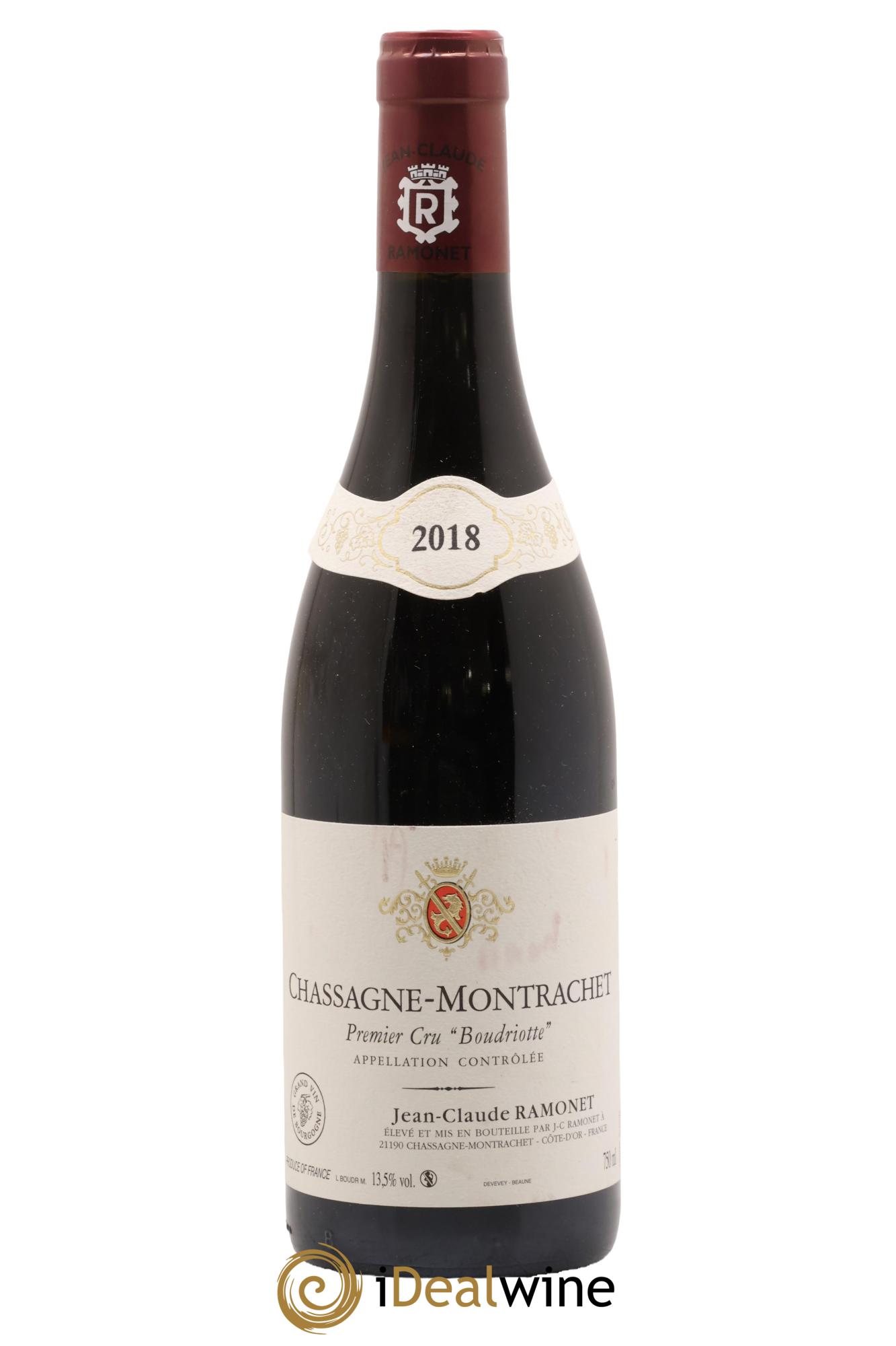 Chassagne-Montrachet 1er Cru Boudriotte Ramonet (Domaine) 2018 - Lot of 1 bottle - 0