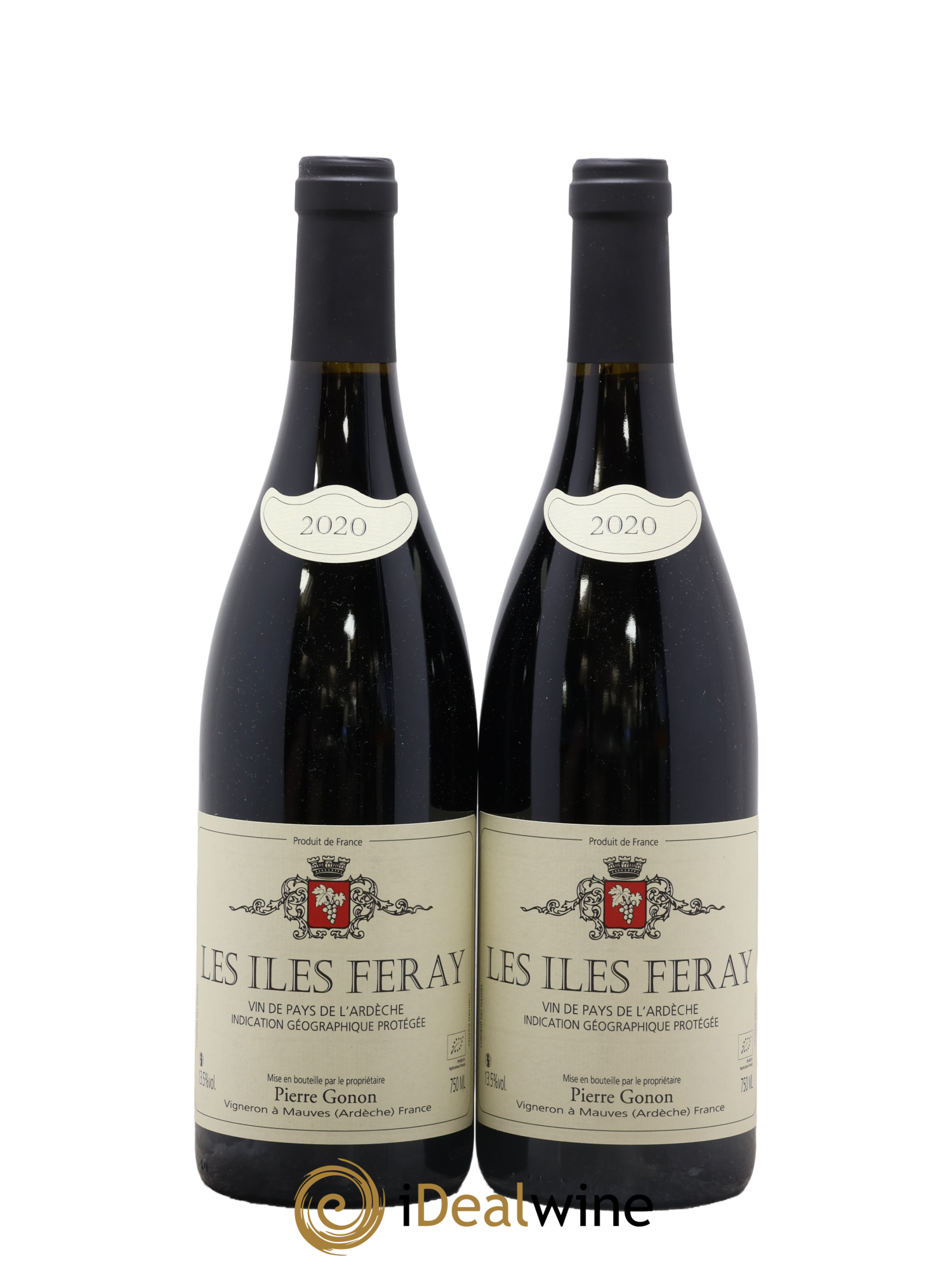 Ardèche Les Iles Feray Gonon (Domaine) 2020 - Lot de 2 bouteilles - 0