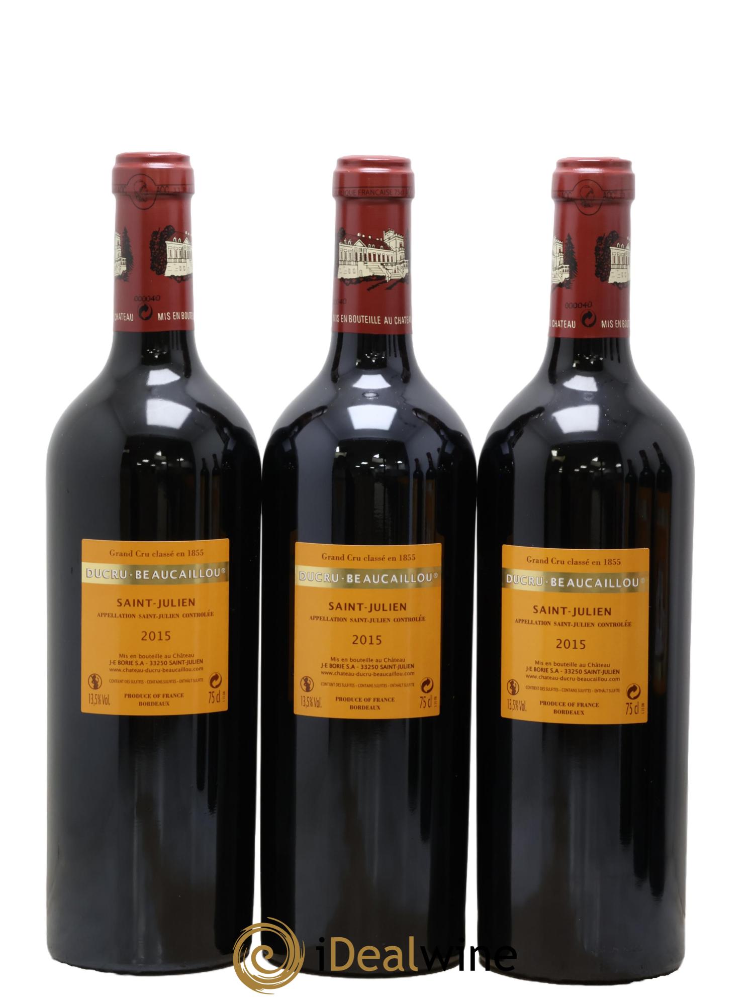 Château Ducru Beaucaillou 2ème Grand Cru Classé 2015 - Lot de 6 bouteilles - 4