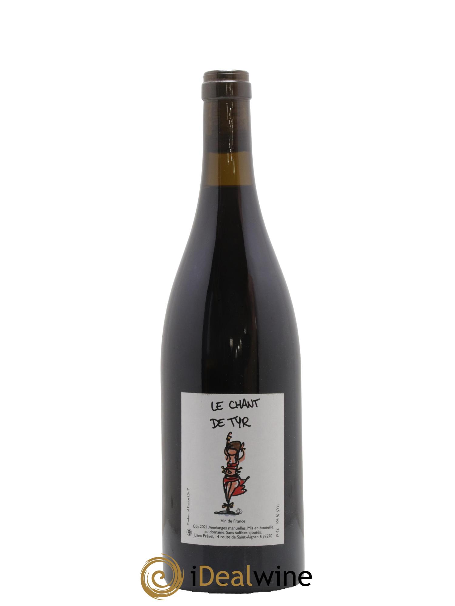 Vin de France Côt Le Chant de Tyr Julien Prével 2021 - Lotto di 1 bottiglia - 0