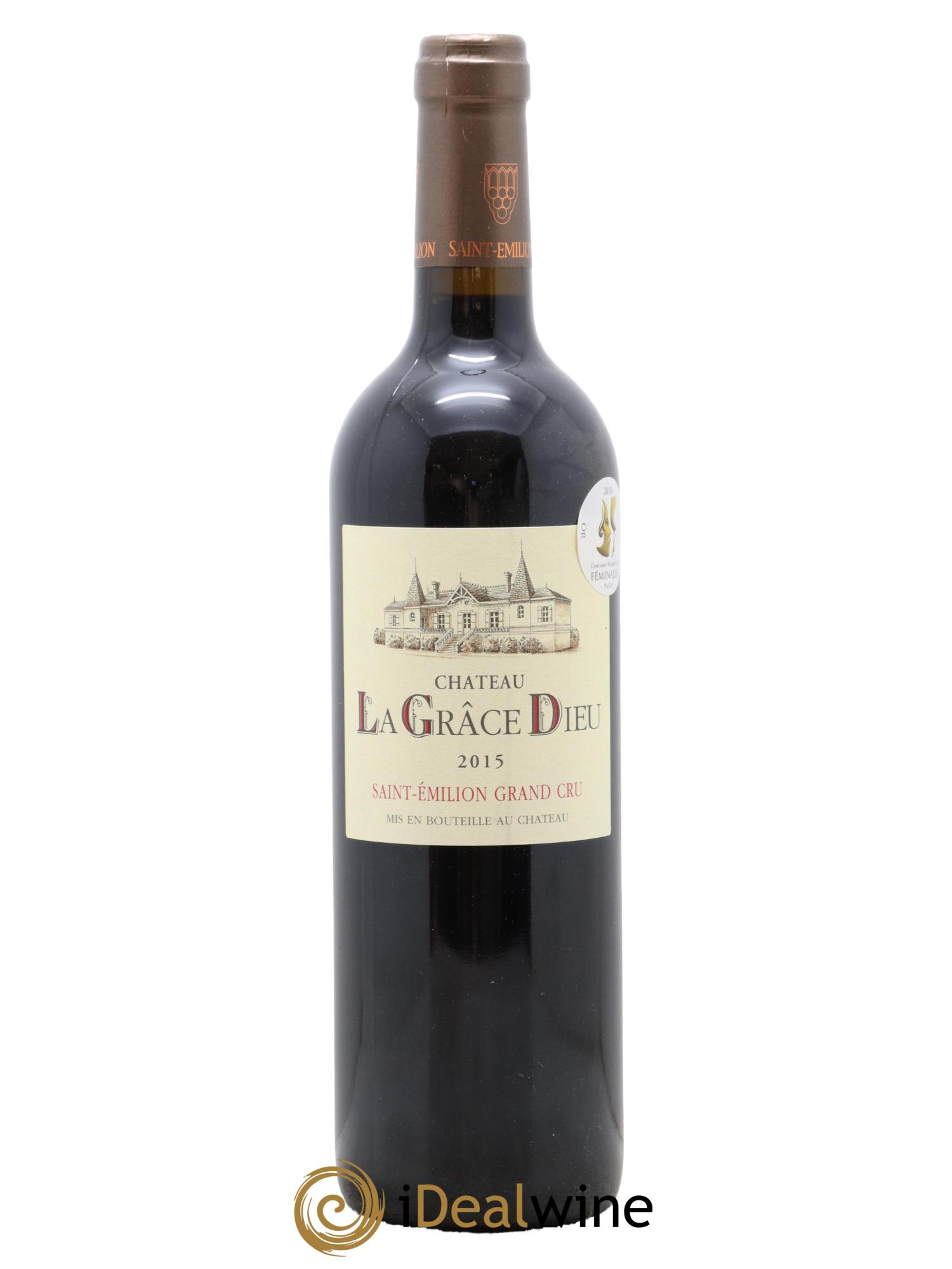 Château la Grâce Dieu 2015 - Lot de 1 bouteille - 0