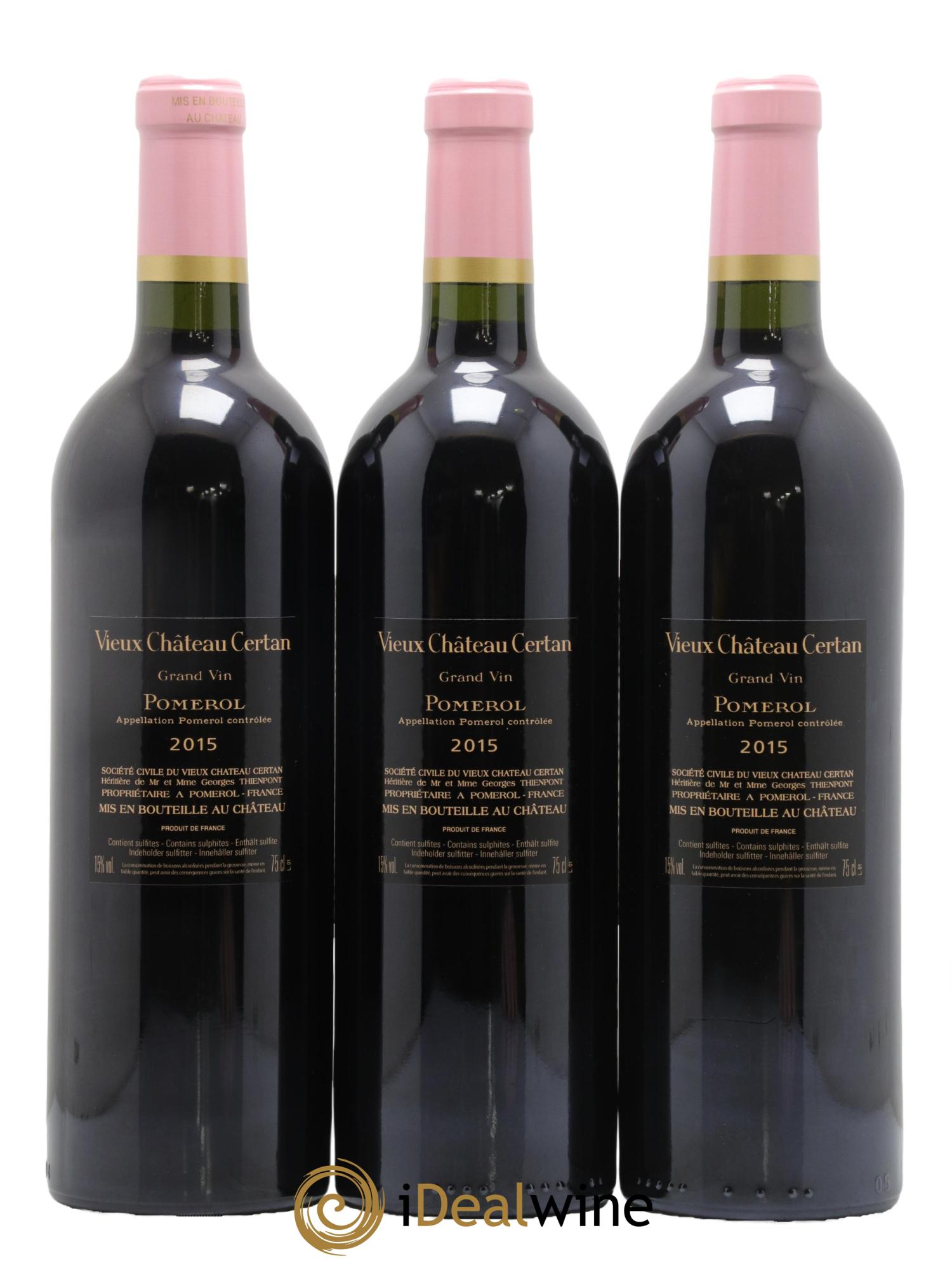 Vieux Château Certan 2015 - Posten von 6 Flaschen - 2