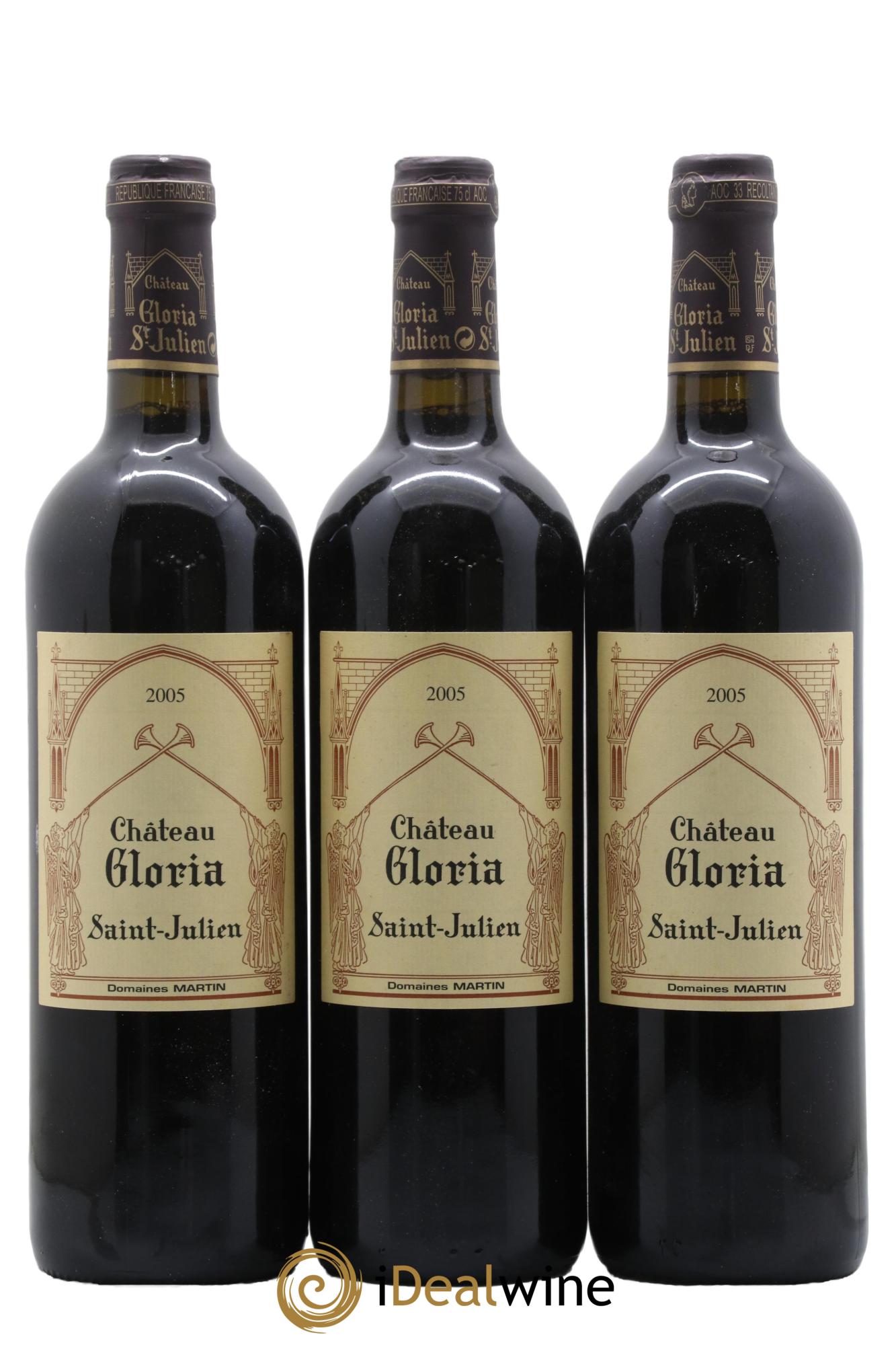 Château Gloria 2005 - Posten von 3 Flaschen - 0
