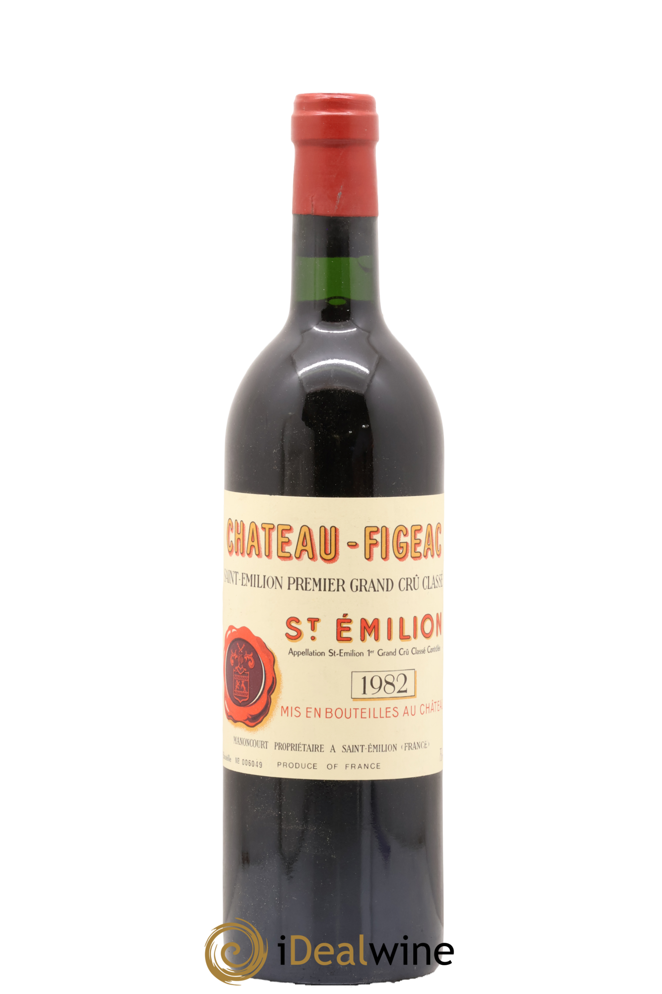 Château Figeac 1er Grand Cru Classé A 1982 - Lot de 1 bouteille - 0