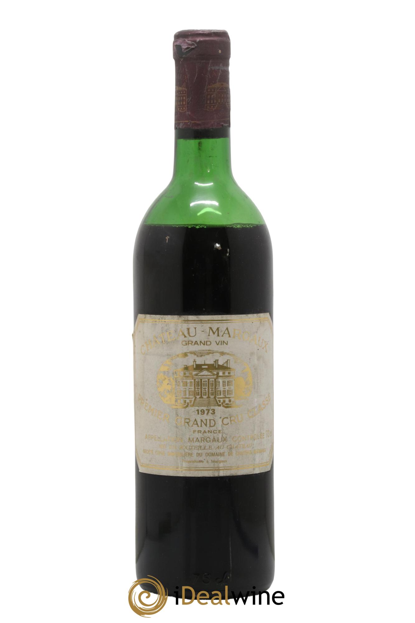 Château Margaux 1er Grand Cru Classé 1973 - Lot de 1 bouteille - 0