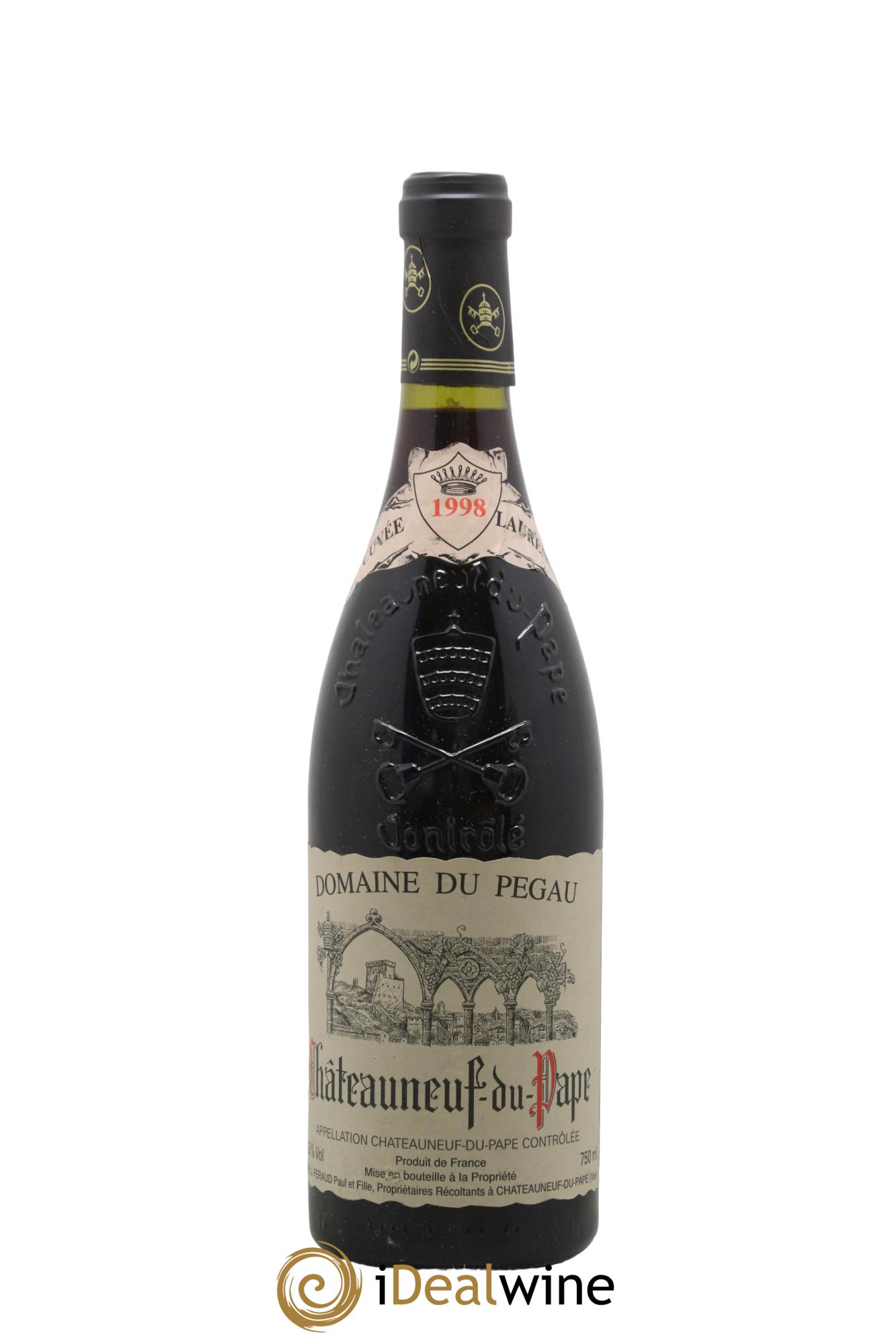 Châteauneuf-du-Pape Domaine du Pégau Cuvée Laurence Paul et Laurence Féraud 1998 - Lot of 1 bottle - 0