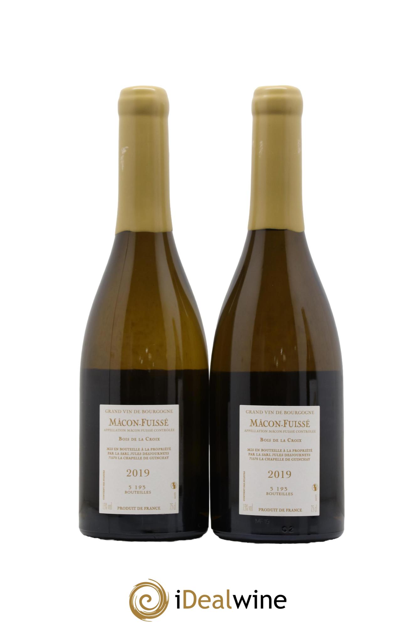 Mâcon-Fuissé Bois de la Croix Jules Desjourneys 2019 - Lot de 2 bouteilles - 1