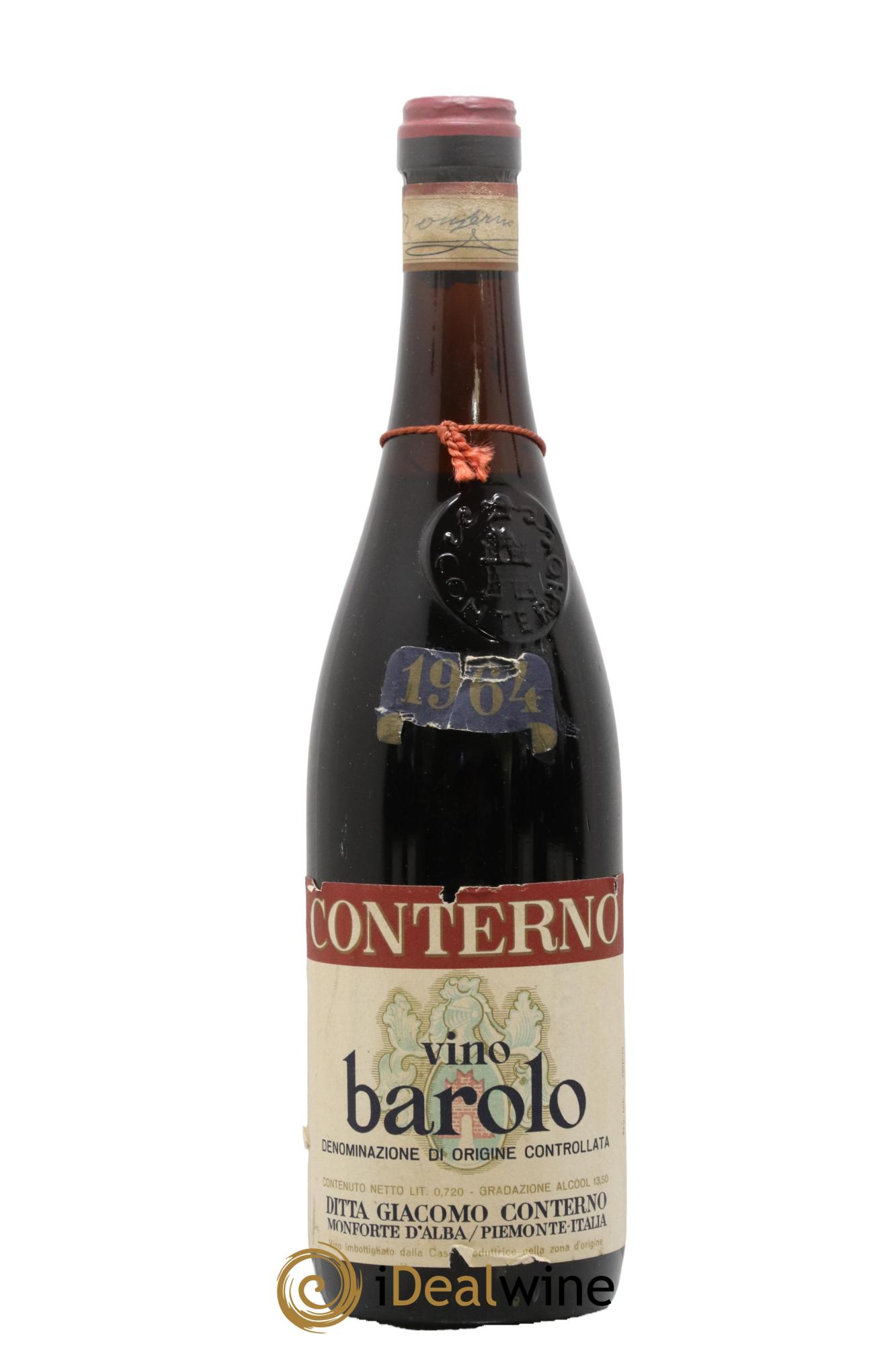 Barolo DOCG Giacomo Conterno 1964 - Lotto di 1 bottiglia - 0