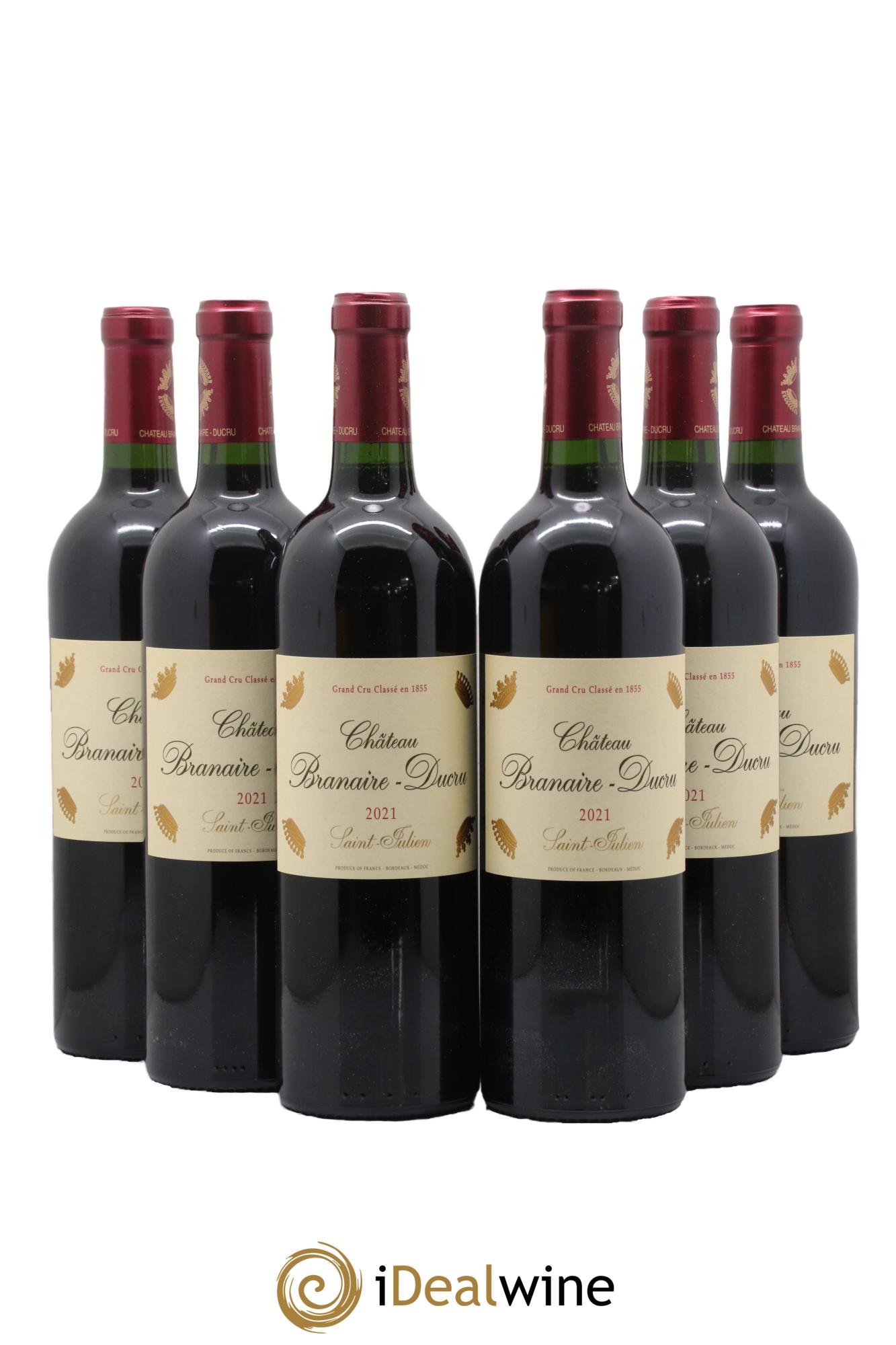 Château Branaire Ducru 4ème Grand Cru Classé 2021 - Posten von 6 Flaschen - 0
