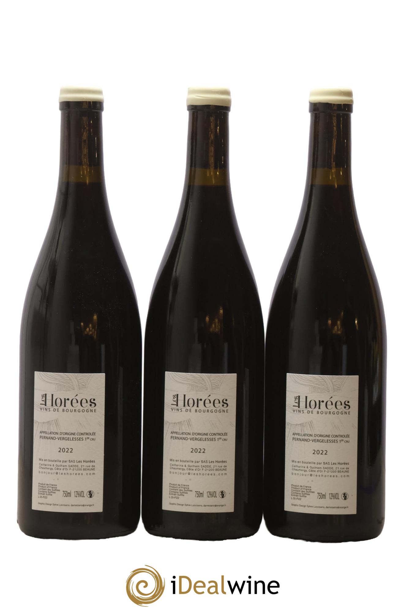 Pernand-Vergelesses 1er Cru Les Fichots Les Horées  2022 - Lotto di 3 bottiglie - 1