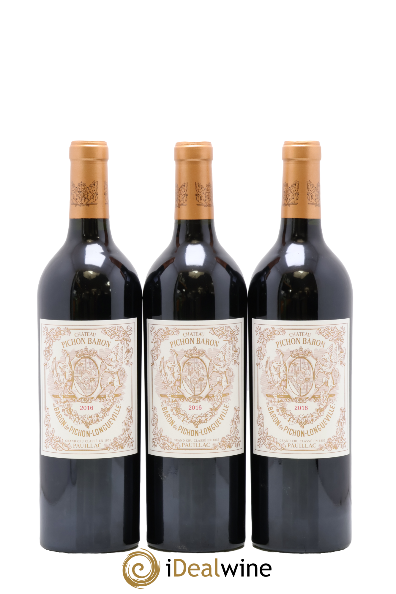 Pichon Longueville Baron 2ème Grand Cru Classé 2016 - Lotto di 12 bottiglie - 1
