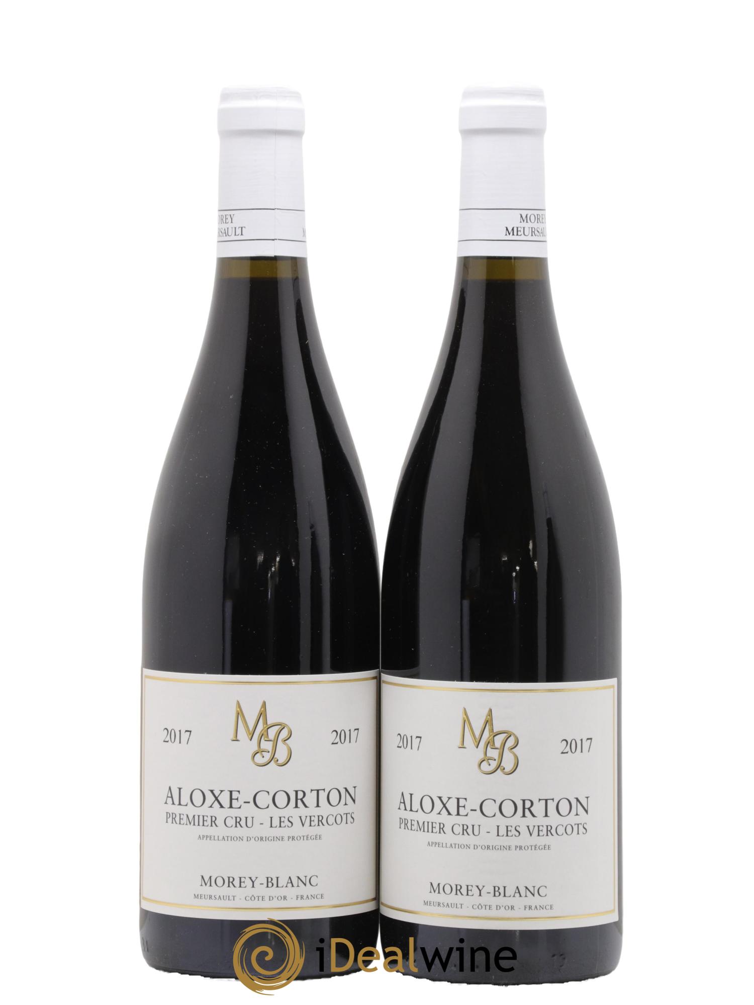 Aloxe-Corton 1er Cru Les Vercots Morey-Blanc 2017 - Lot de 2 bouteilles - 0