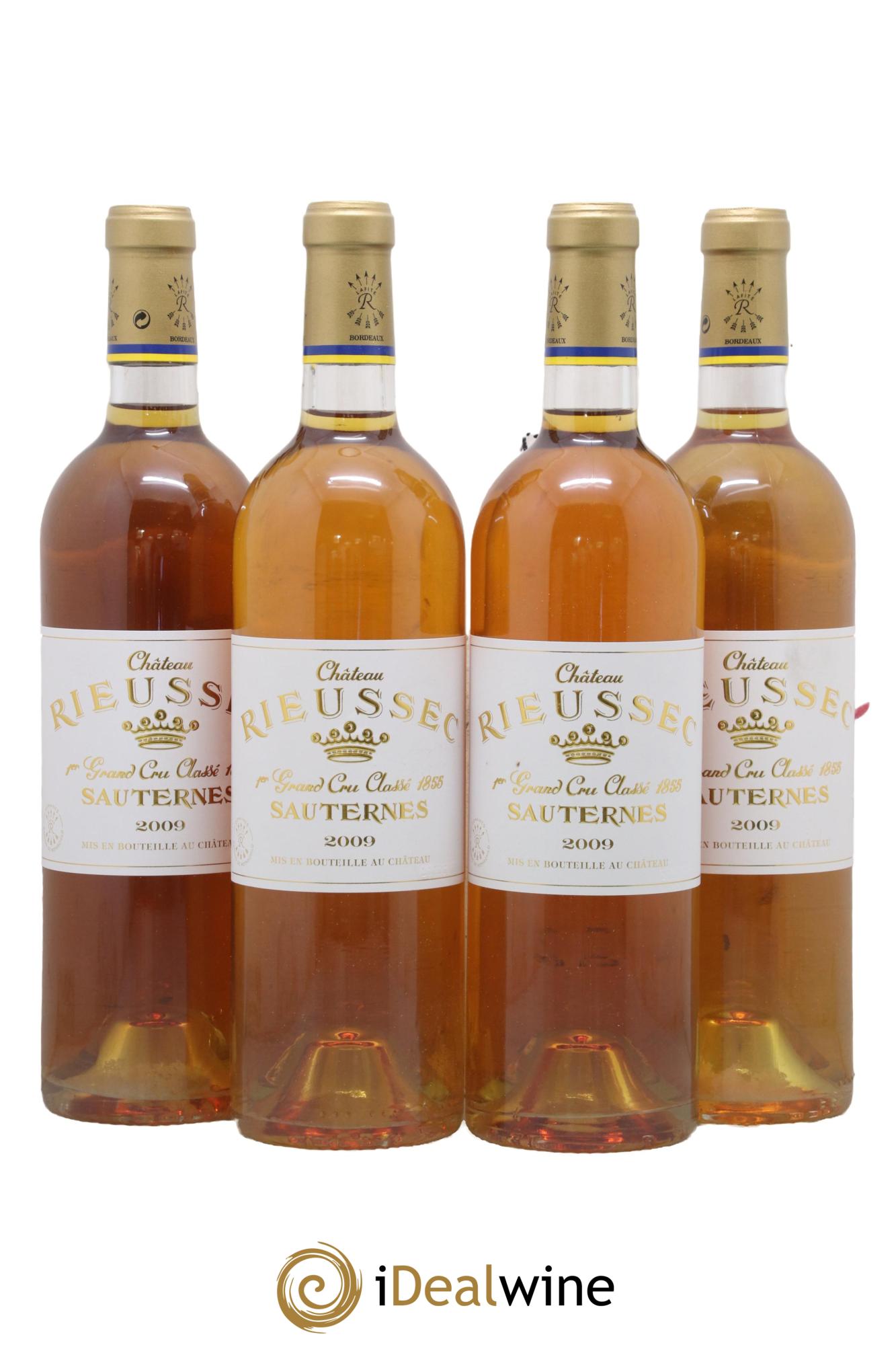 Château Rieussec 1er Grand Cru Classé 2009 - Lot de 4 bouteilles - 0