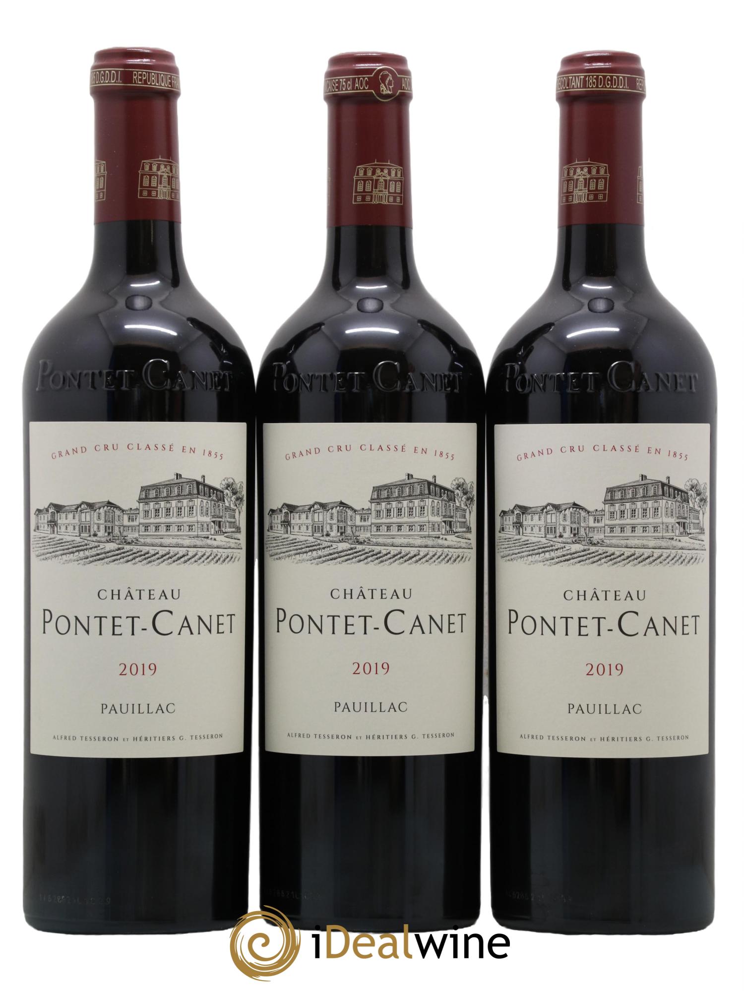 Château Pontet Canet 5ème Grand Cru Classé  2019 - Lot de 6 bouteilles - 1