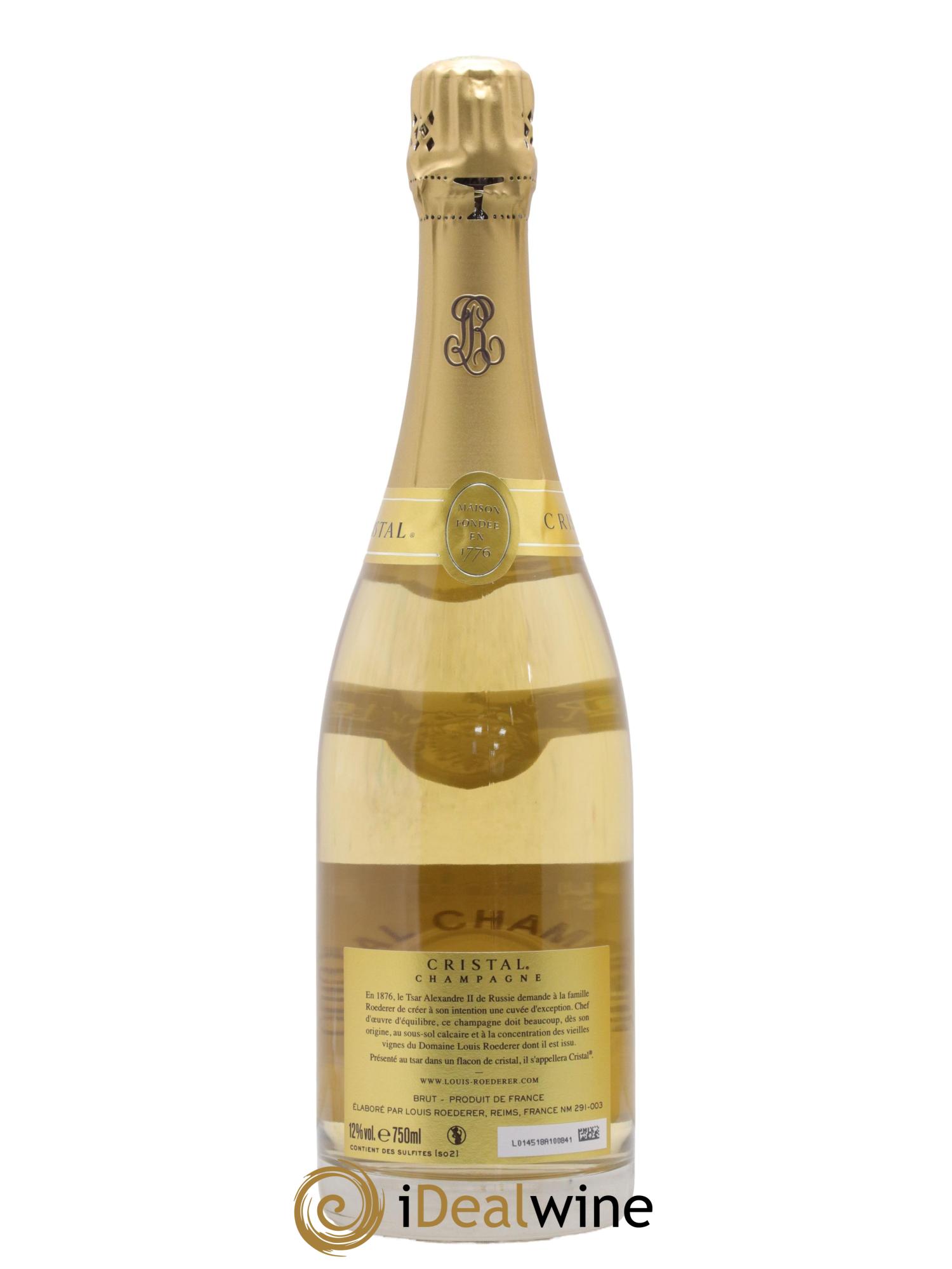 Cristal Louis Roederer  2013 - Lot of 1 bottle - 2