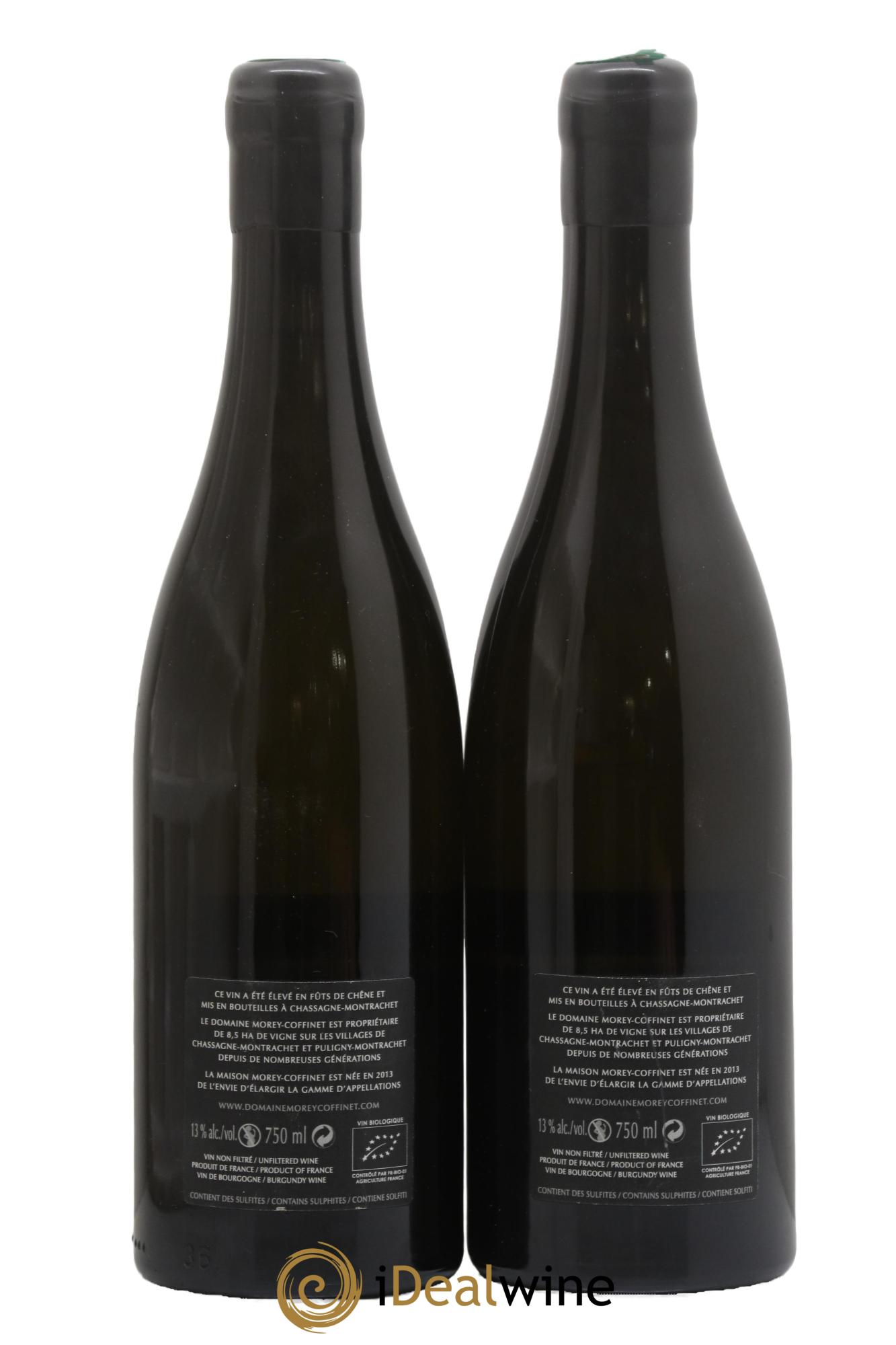 Chassagne-Montrachet 1er Cru Dent de Chien Morey-Coffinet (Domaine) 2018 - Lot de 2 bouteilles - 1