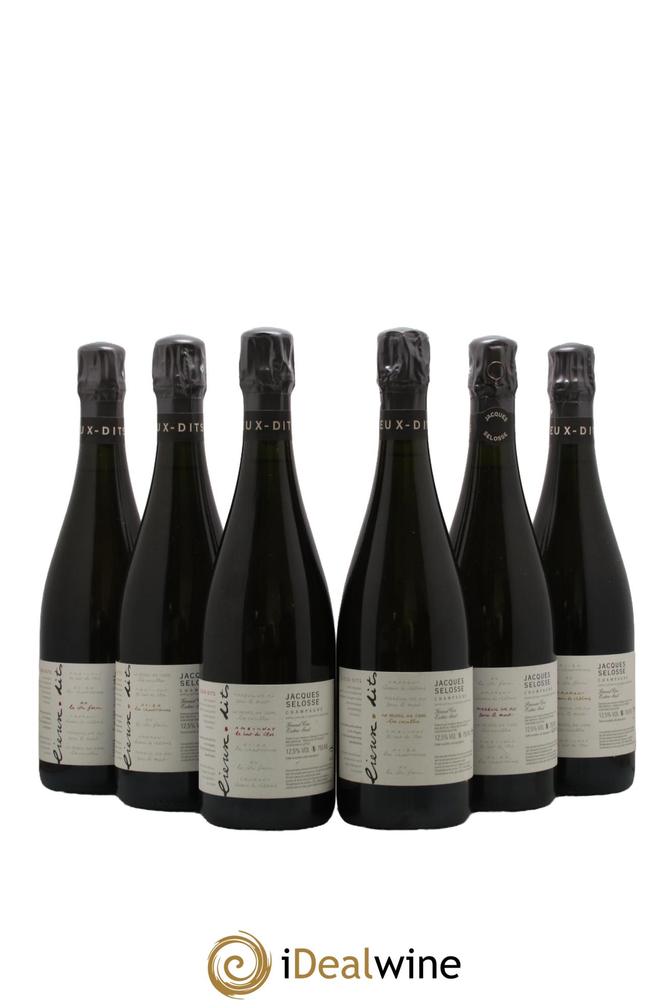 Caisse Collection Lieux-dits Jacques Selosse - Lot de 6 bouteilles - 0