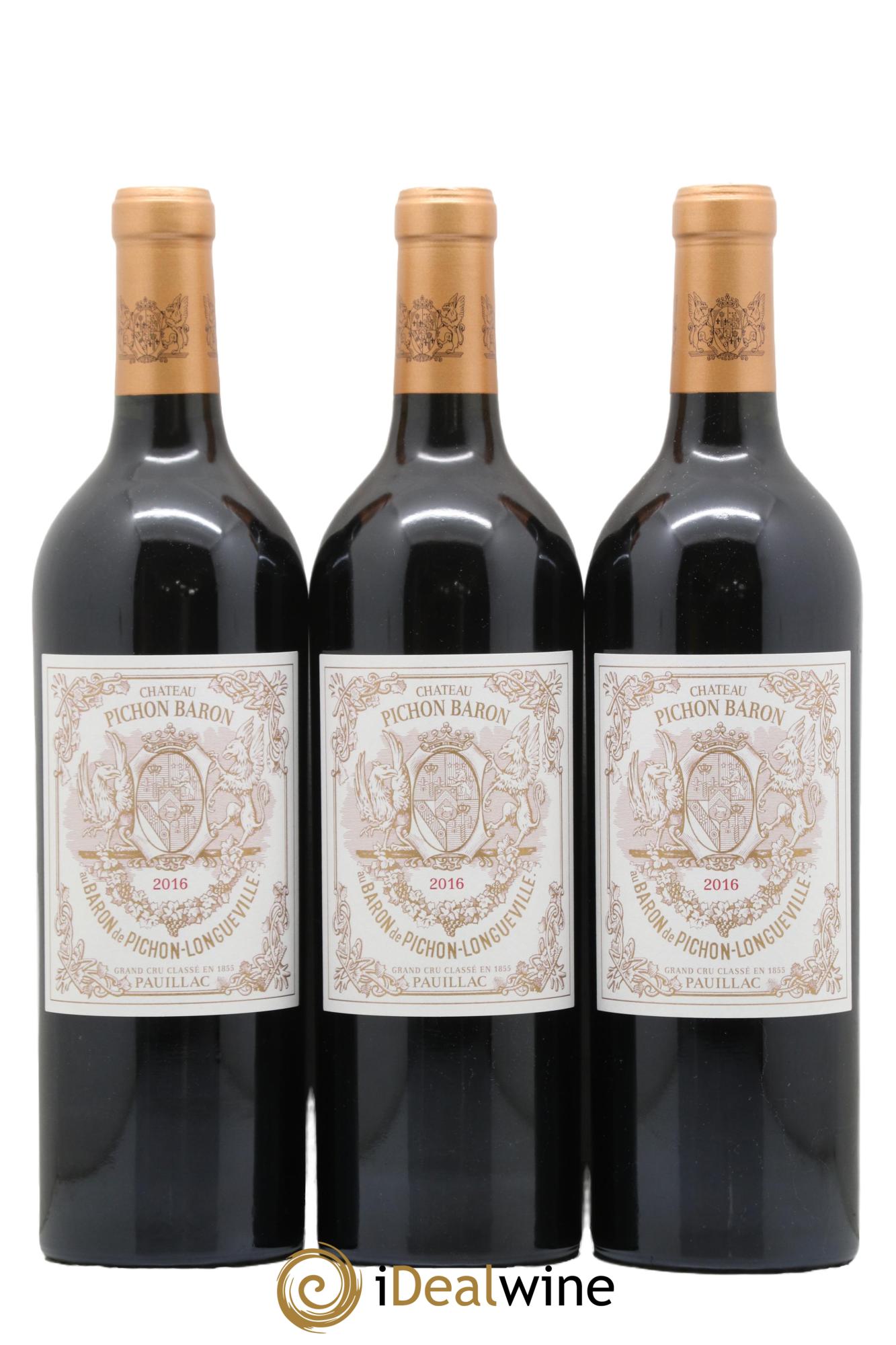Pichon Longueville Baron 2ème Grand Cru Classé 2016 - Lotto di 6 bottiglie - 2