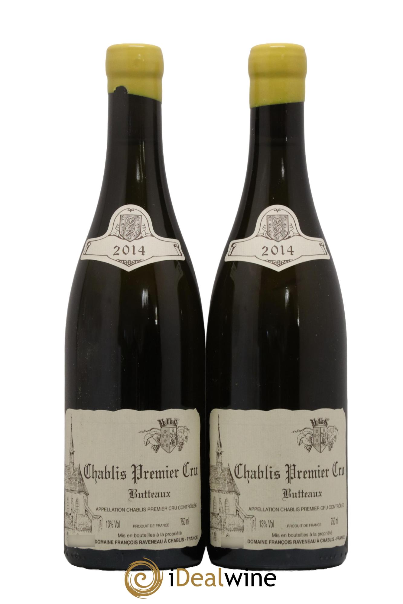 Chablis 1er Cru Butteaux Raveneau (Domaine) 2014 - Lot de 2 bouteilles - 0
