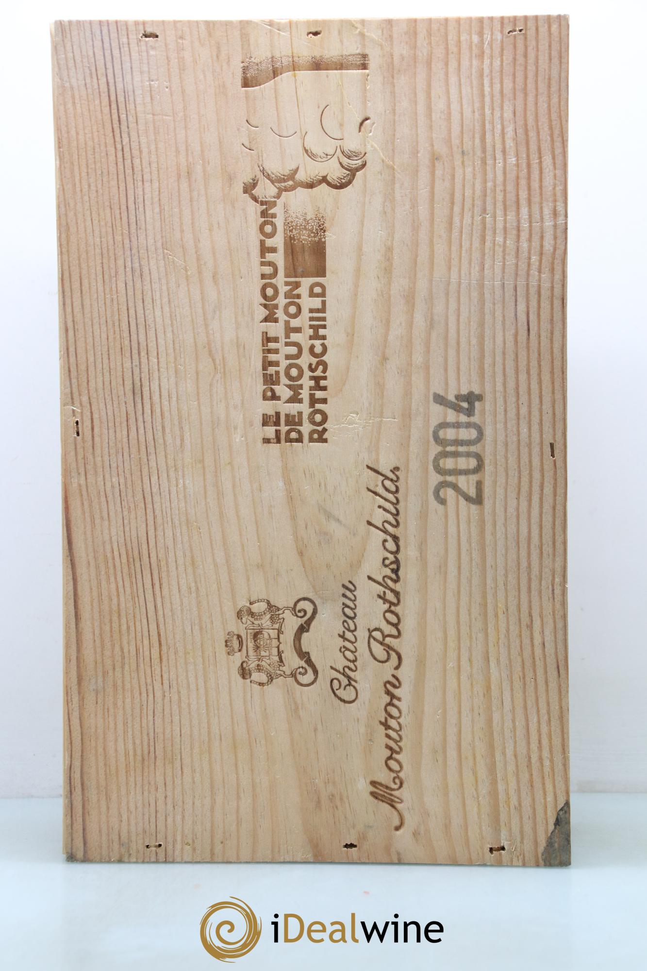 Coffret Mouton Rothschild-Petit Mouton Rothschild 2004 - Lot of 2 bottles - 2