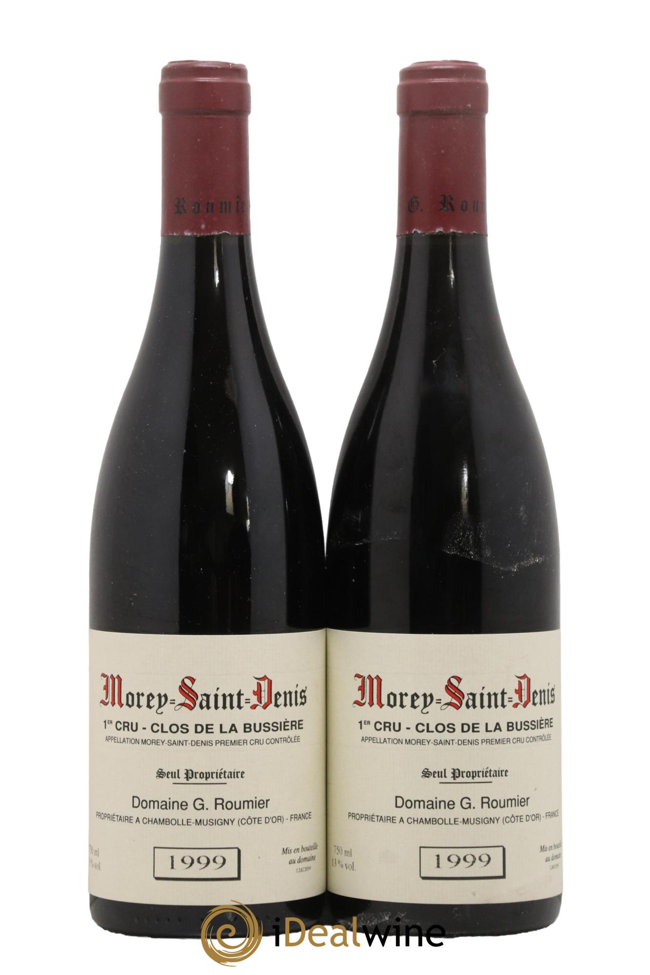 Morey Saint-Denis 1er Cru Clos de la Bussière Georges Roumier (Domaine) 1999 - Lot de 2 bouteilles - 0