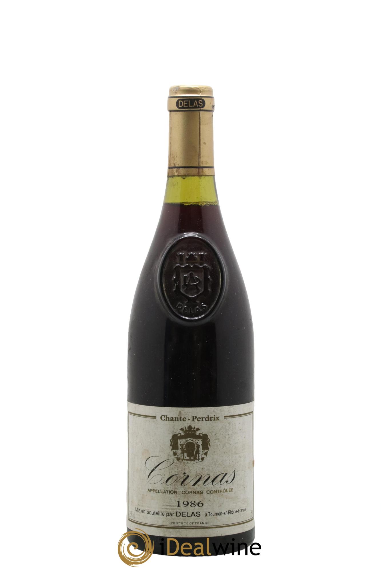 Cornas Chante-Perdrix Delas Frères 1986 - Lotto di 1 bottiglia - 0