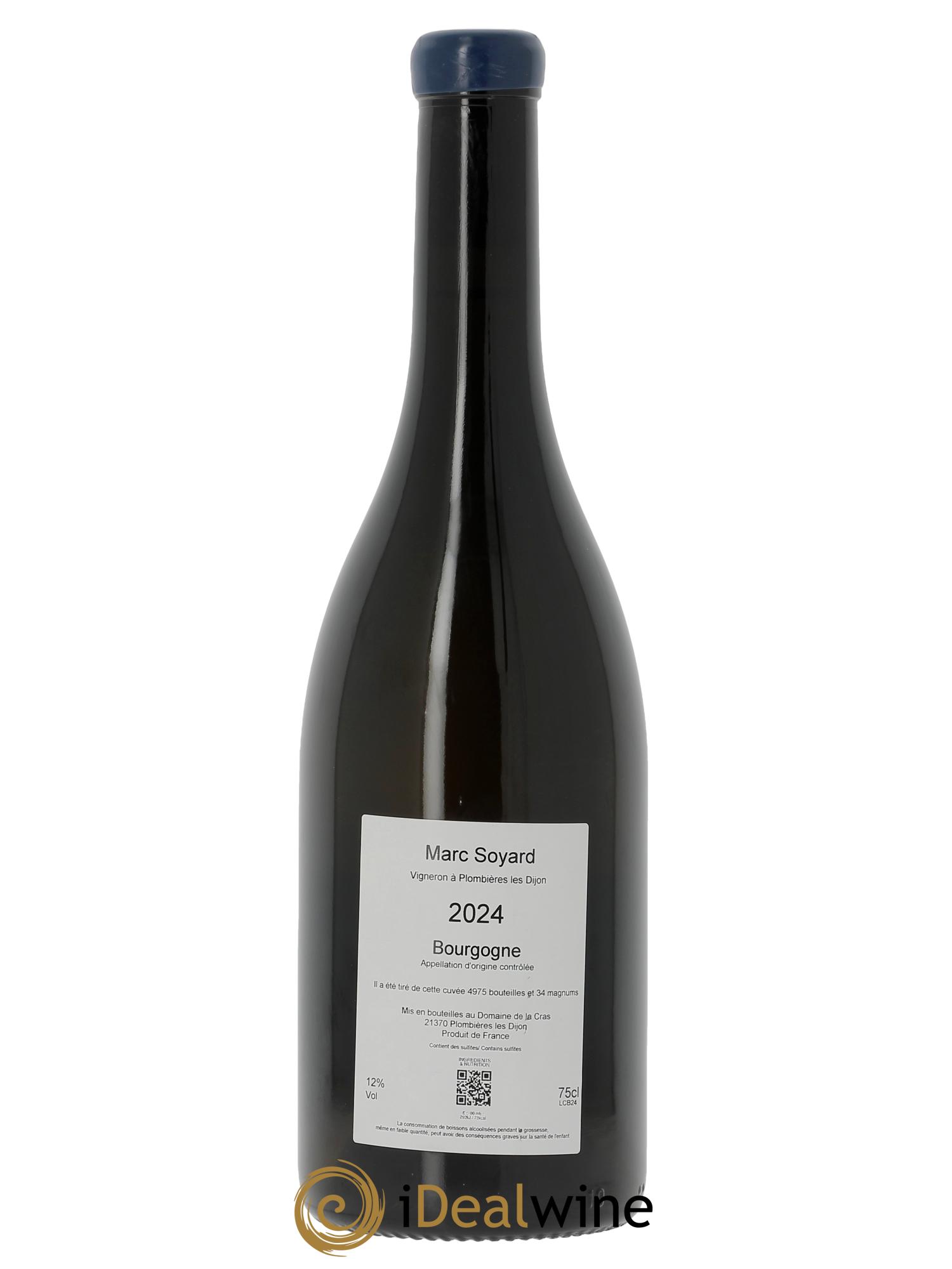 Bourgogne Cras Domaine de la Cras - Marc Soyard 2024 - Lote de 1 botella - 1