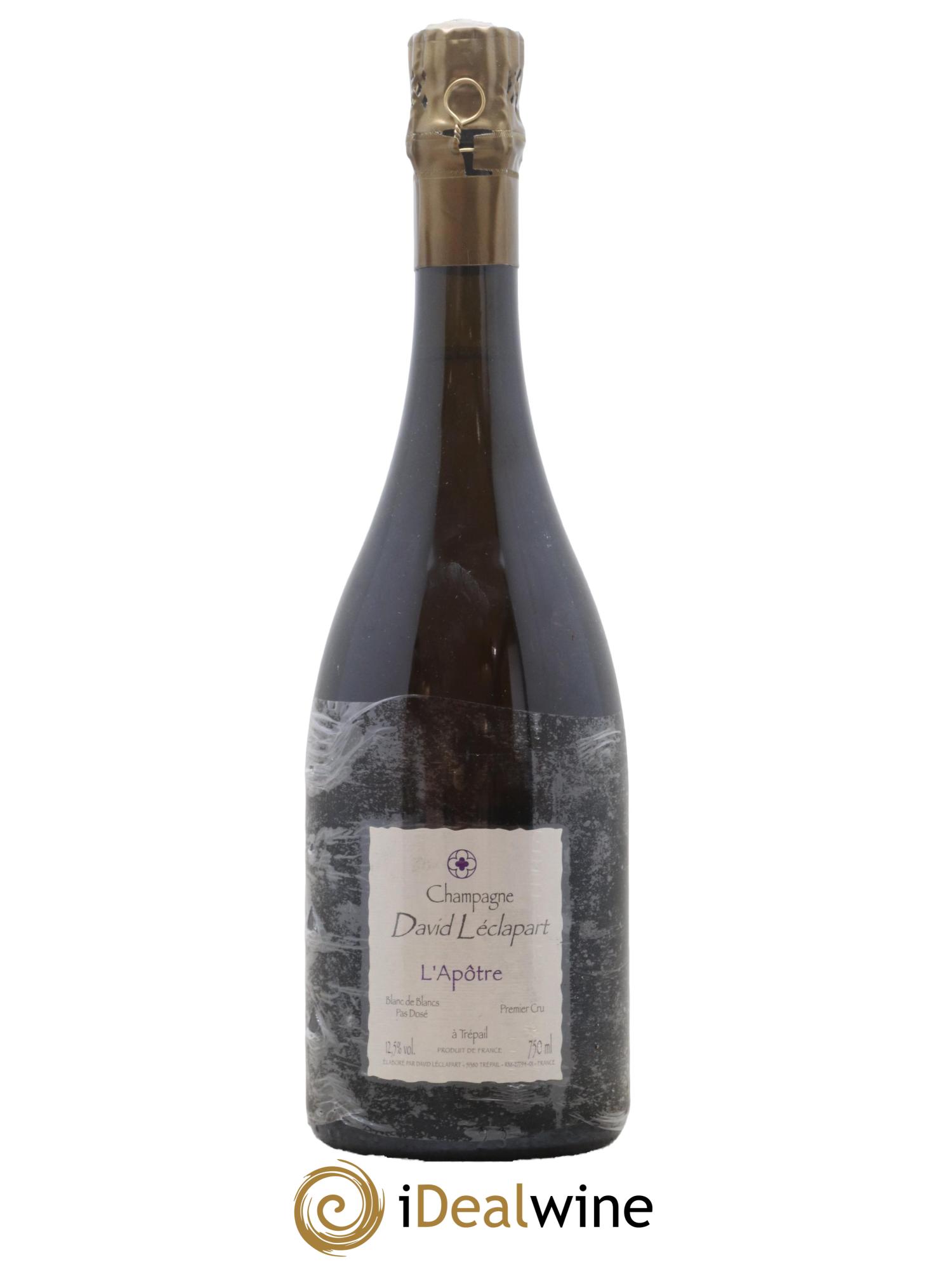 L'Apôtre Blanc de Blancs 1er Cru Extra-Brut David Leclapart - Lotto di 1 bottiglia - 0