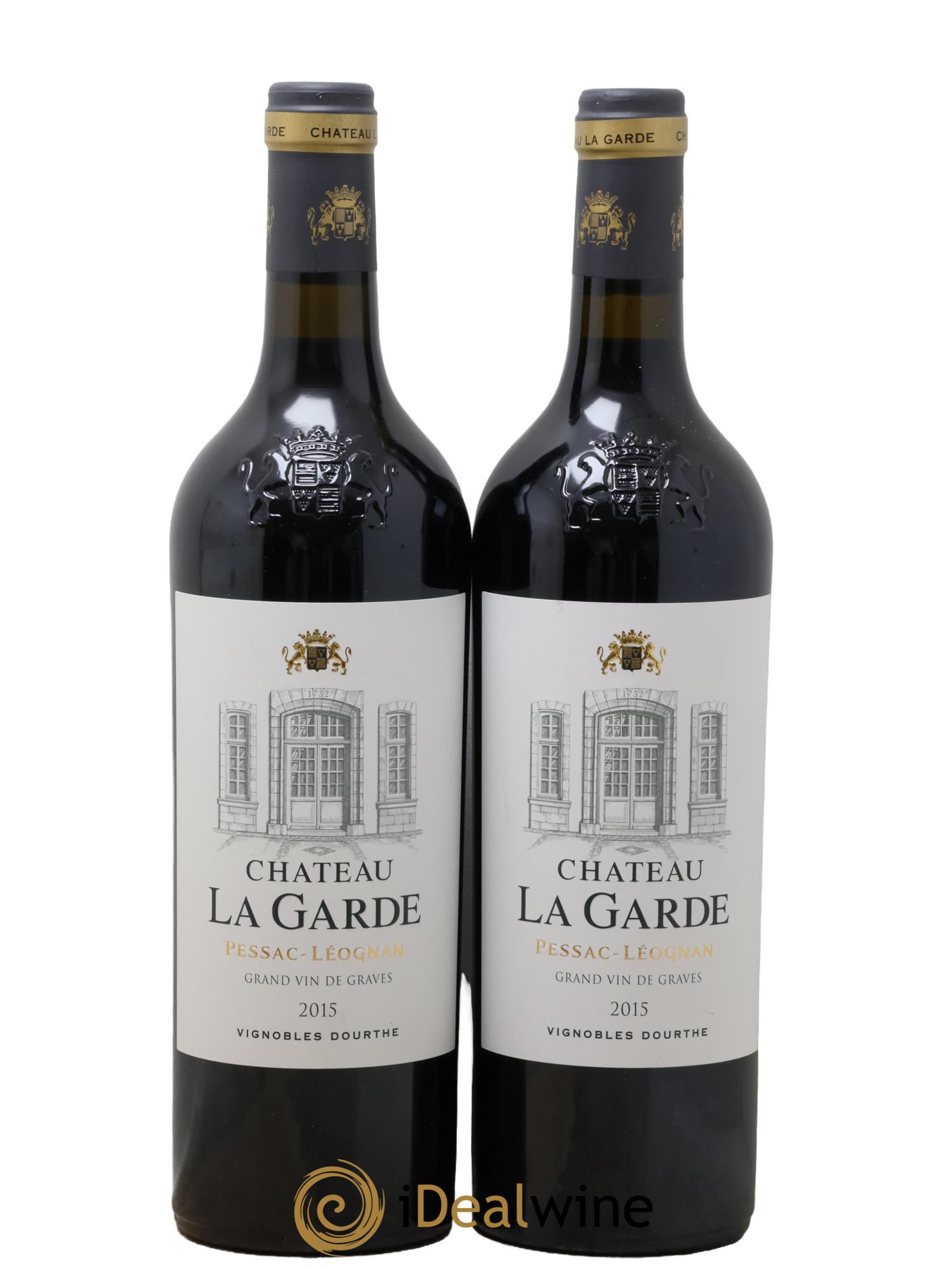 Château la Garde 2015 - Lot of 2 bottles - 0