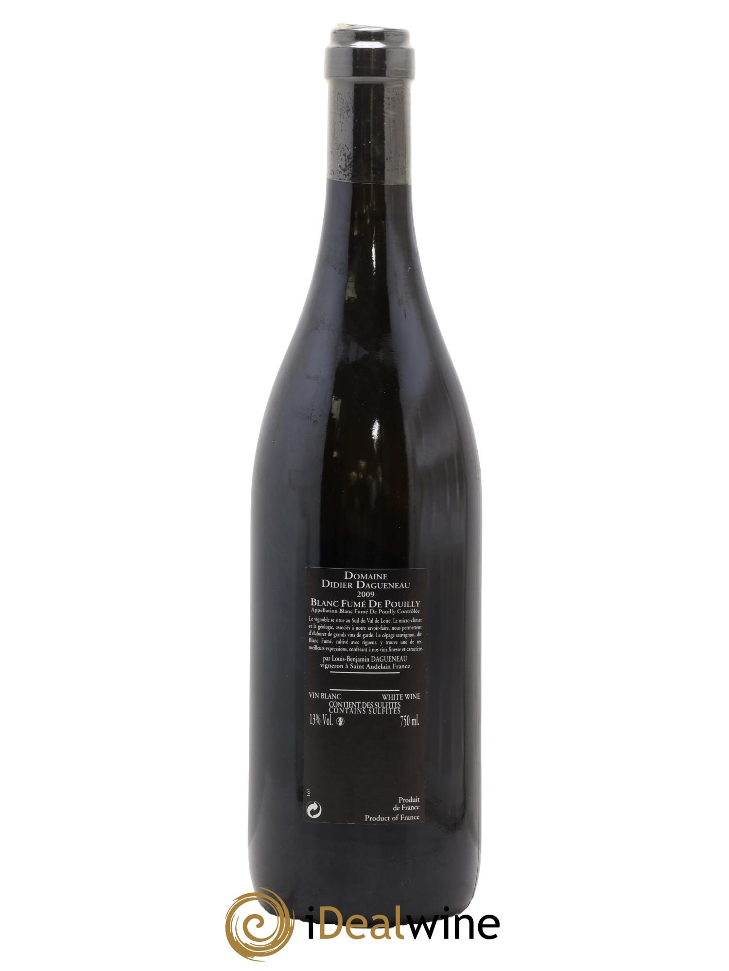 Vin de France (anciennement Pouilly-Fumé) Silex Dagueneau (Domaine Didier - Louis-Benjamin) 2009 - Lotto di 1 bottiglia - 1