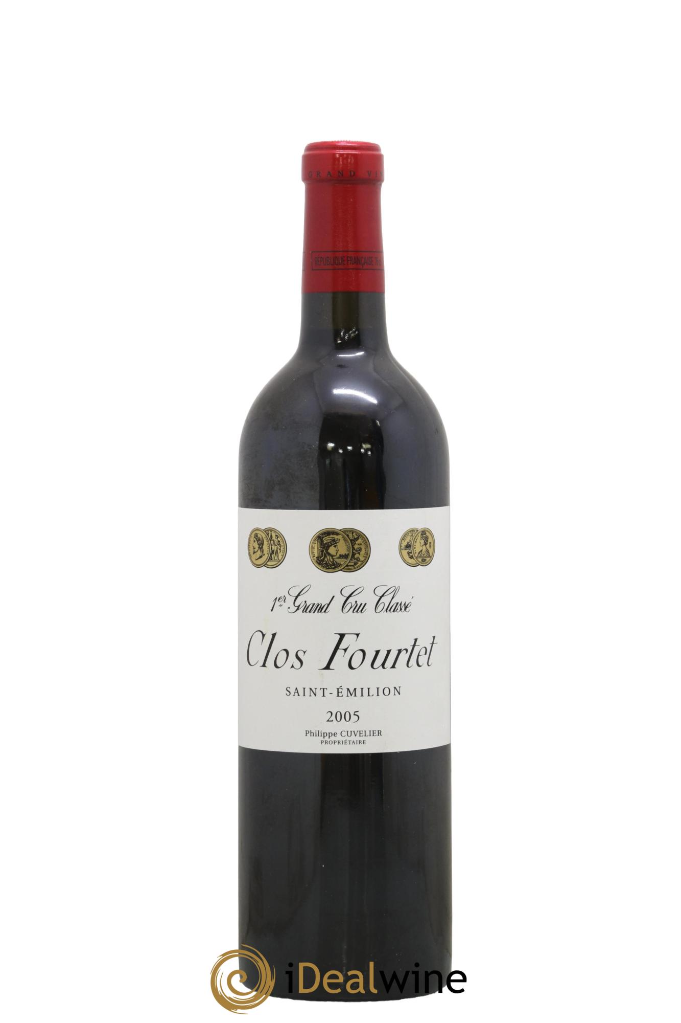 Clos Fourtet 1er Grand Cru Classé B 2005 - Lot de 1 bouteille - 0