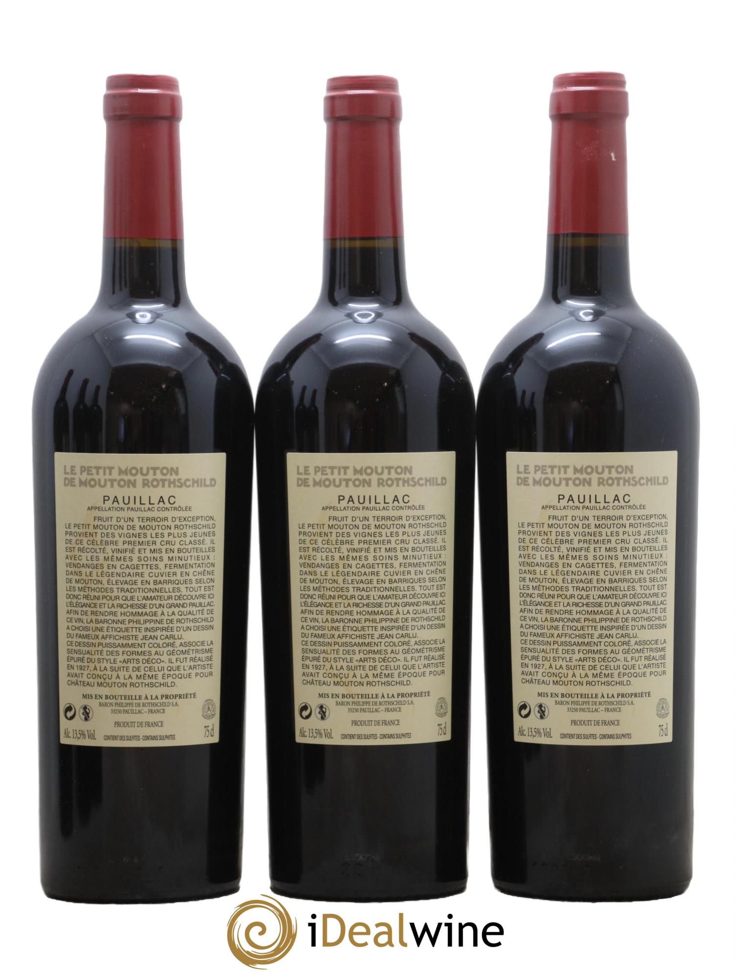Petit Mouton Second Vin 2016 - Lot de 6 bouteilles - 2