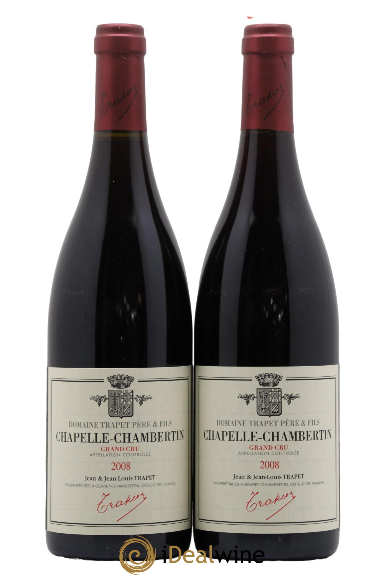 Chapelle-Chambertin Grand Cru Domaine Trapet 2008 - Lot of 2 bottles - 0