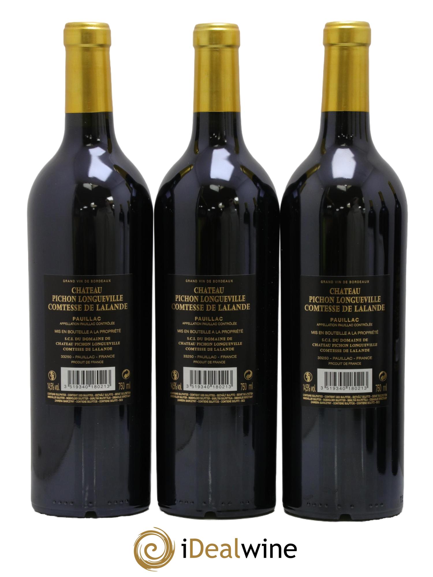 Château Pichon Longueville Comtesse de Lalande 2ème Grand Cru Classé  2018 - Lotto di 6 bottiglie - 2