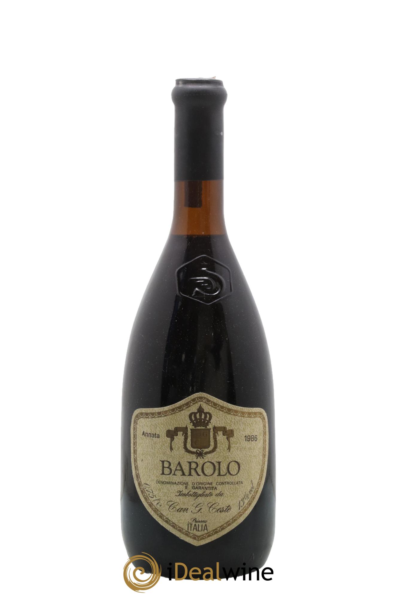 Barolo Cave G.Ceste 1986 - Posten von 1 Flasche - 0