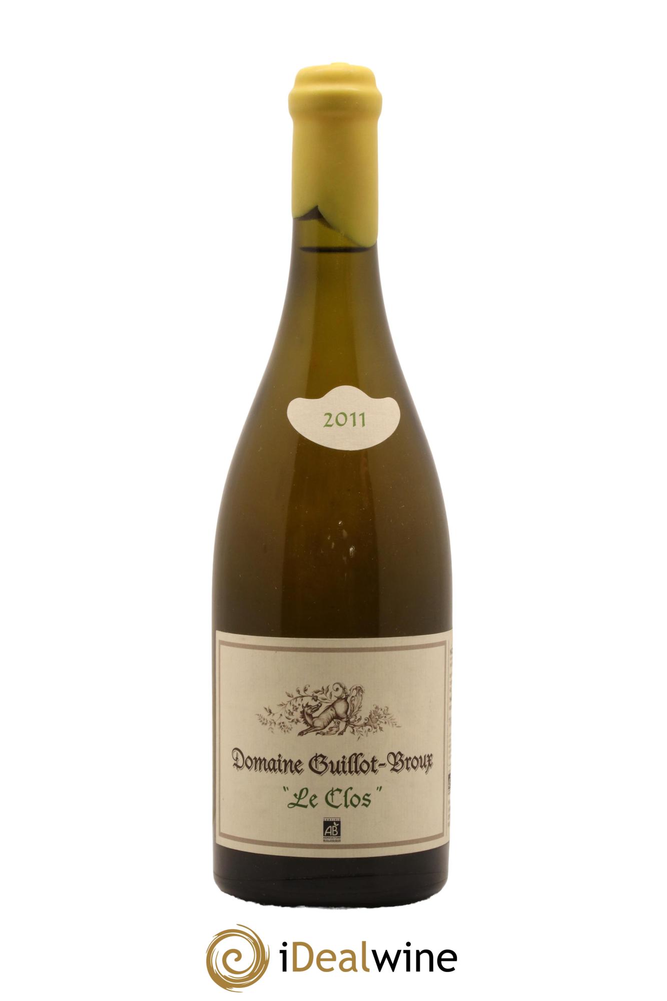 Mâcon Cruzille Le Clos Guillot-Broux 2011 - Lot de 1 bouteille - 0