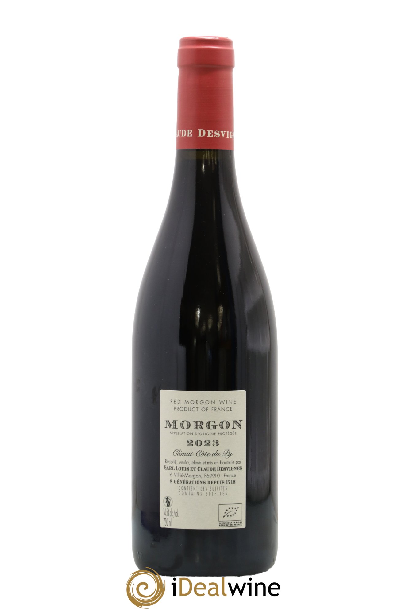 Morgon Côte du Py Louis-Claude Desvignes 2023 - Lotto di 1 bottiglia - 1