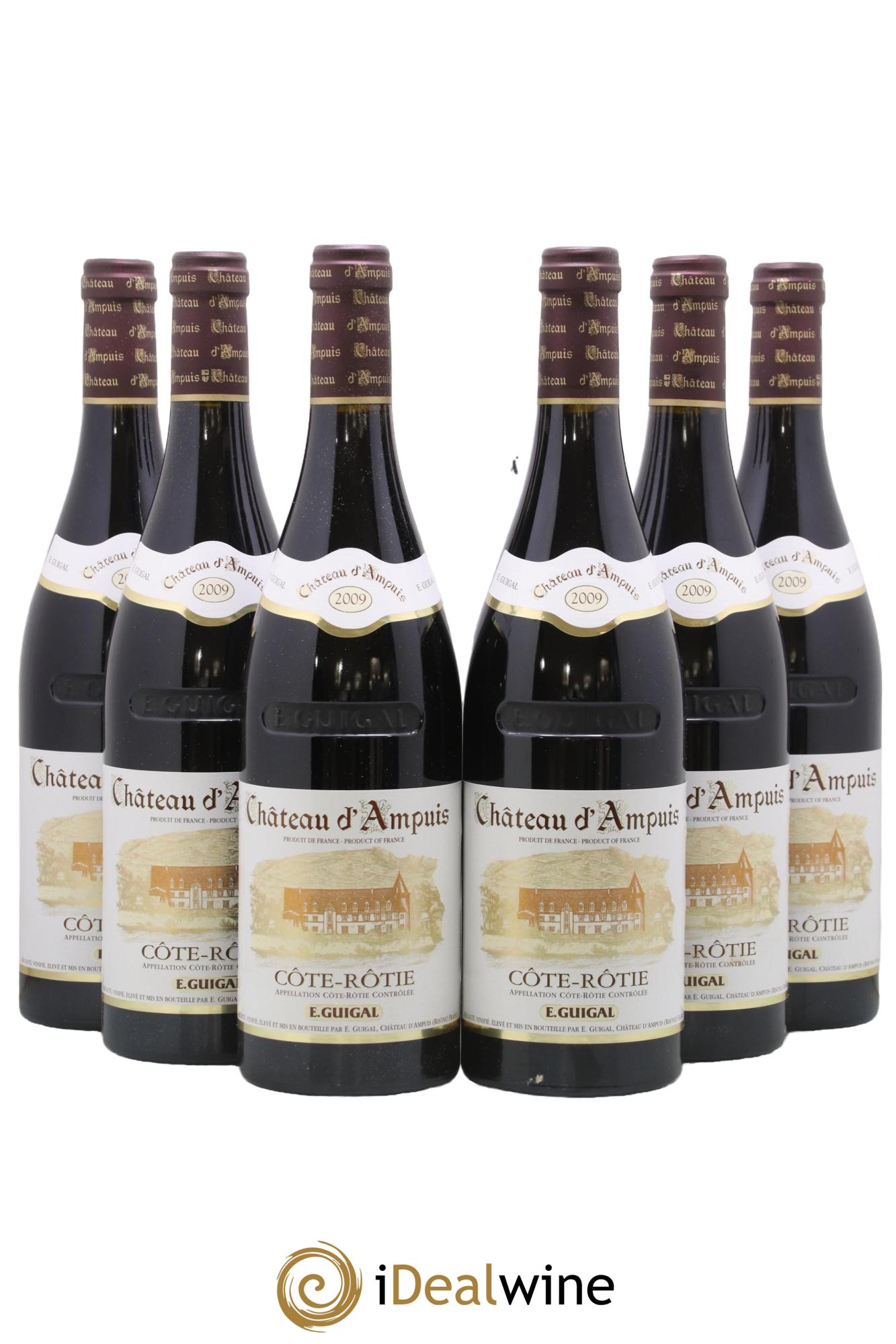 Côte-Rôtie Château d'Ampuis Guigal 2009 - Lot de 6 bouteilles - 0