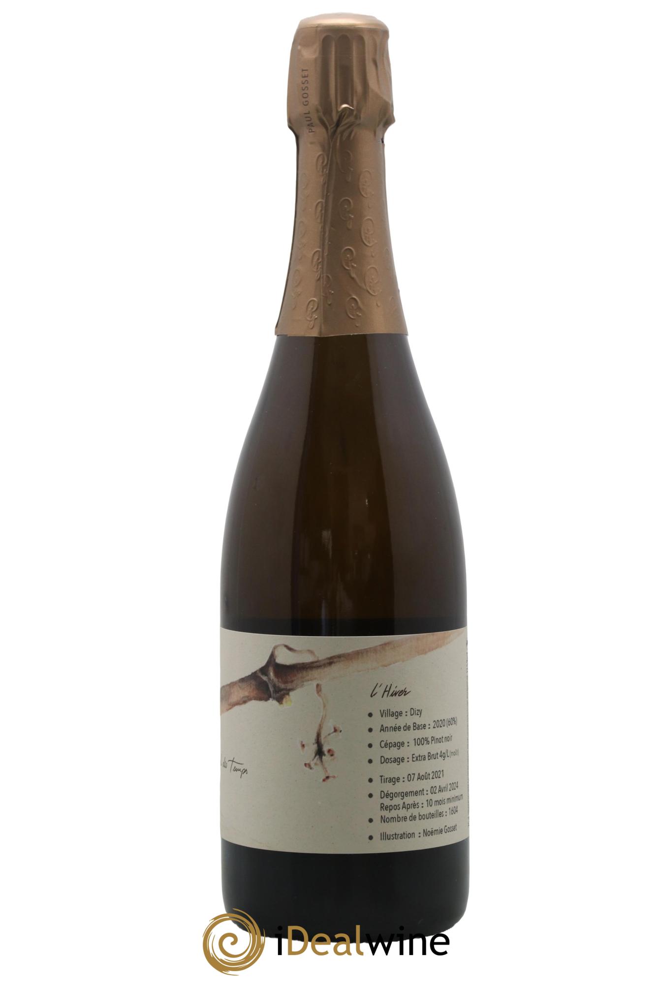 Au Fil des Temps L'Hiver Paul Gosset - Lot de 1 bouteille - 1