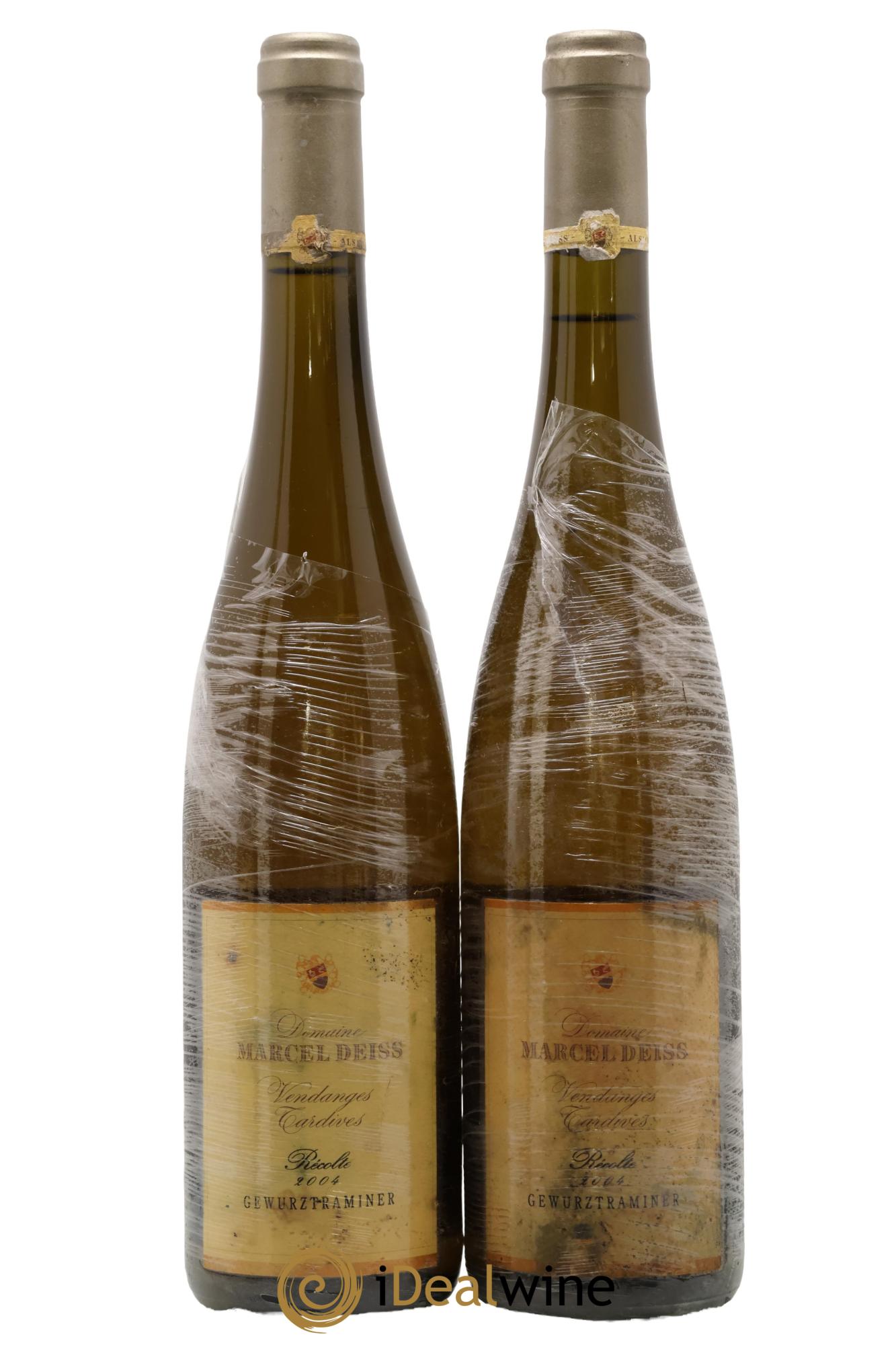 Alsace Gewurztraminer Vendanges Tardives Marcel Deiss (Domaine) 2004 - Lot de 2 bouteilles - 0