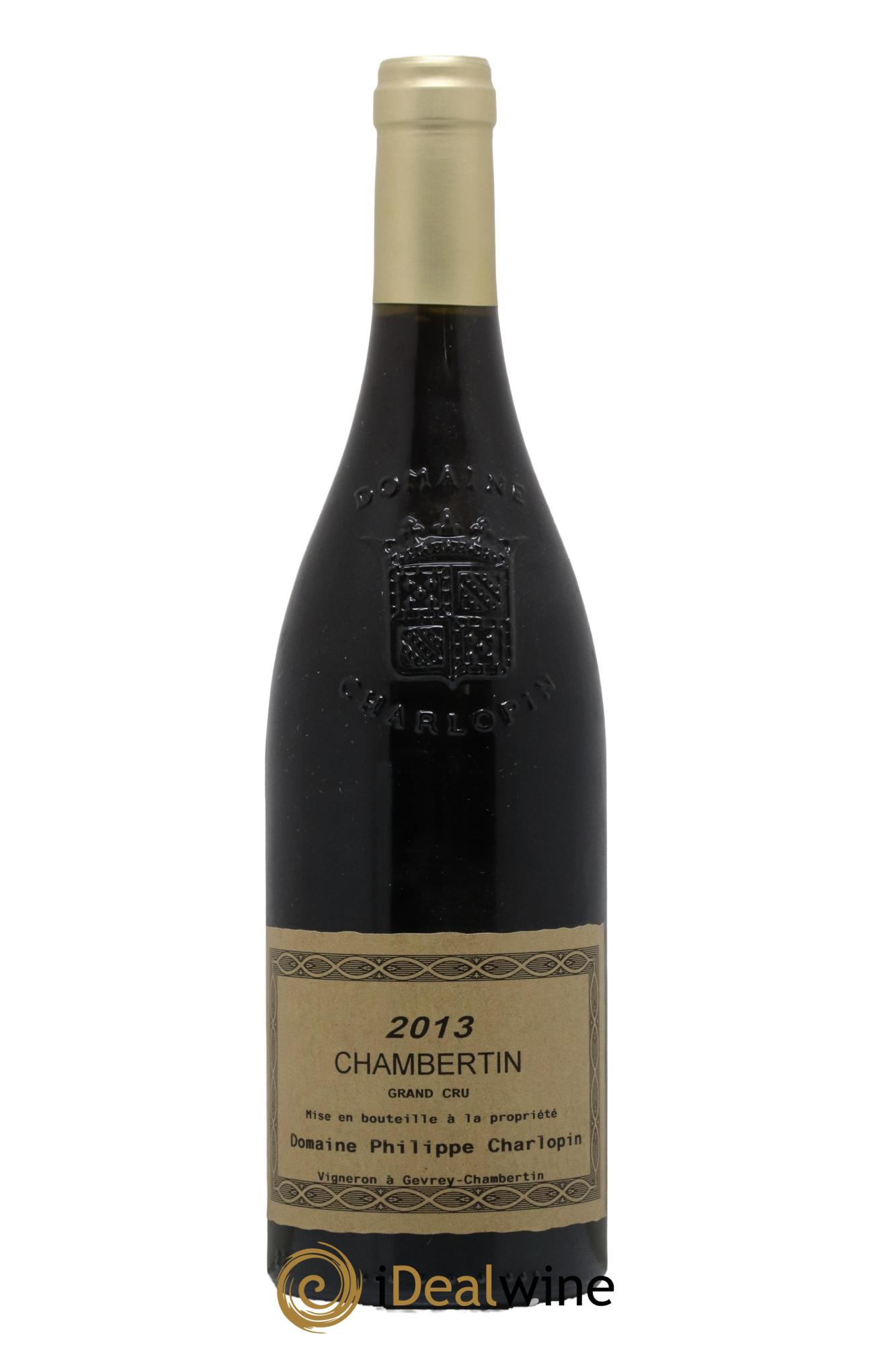 Chambertin Grand Cru Philippe Charlopin 2013 - Lot de 1 bouteille - 0