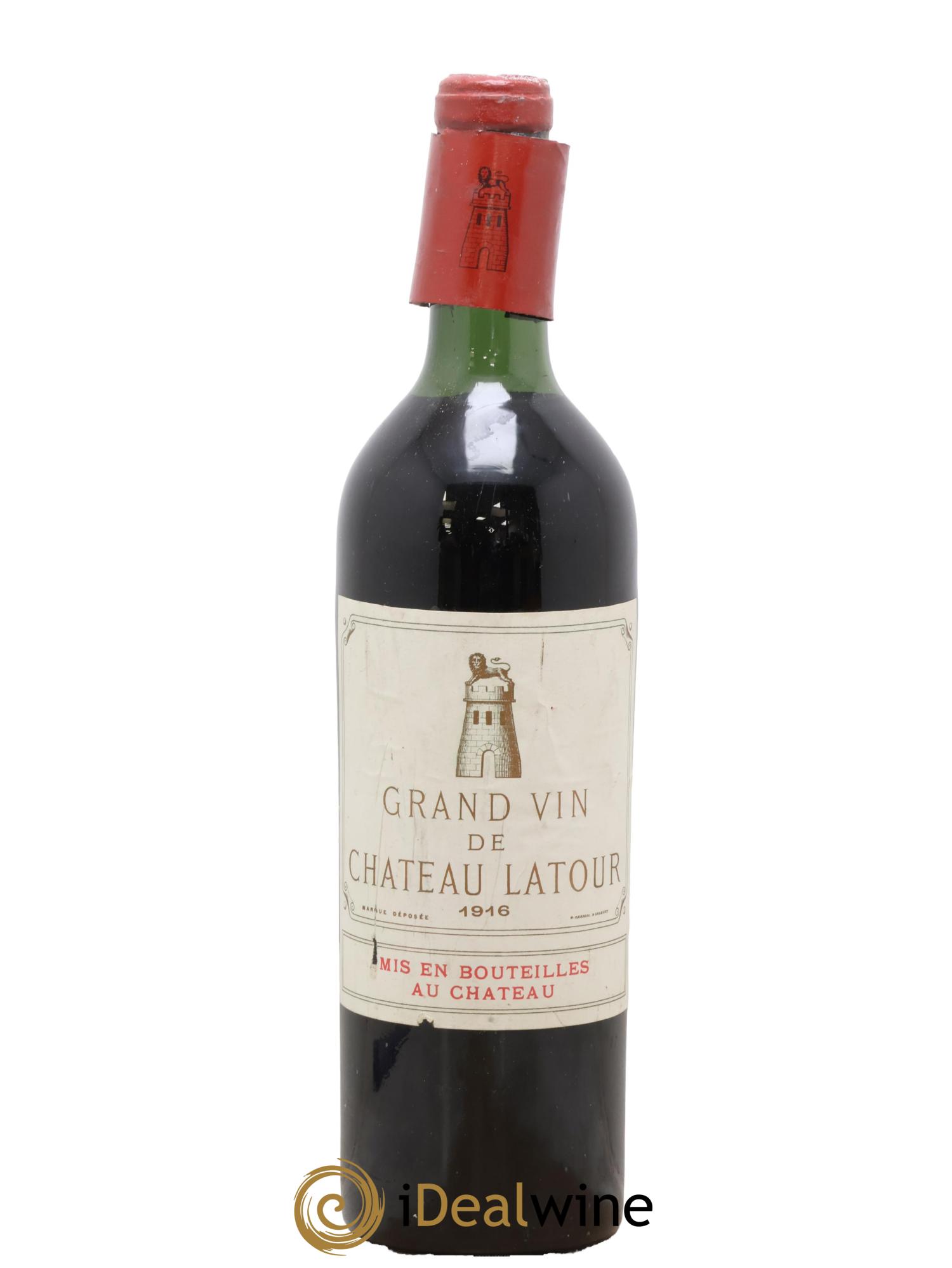 Château Latour 1er Grand Cru Classé 1916 - Lot of 1 bottle - 0