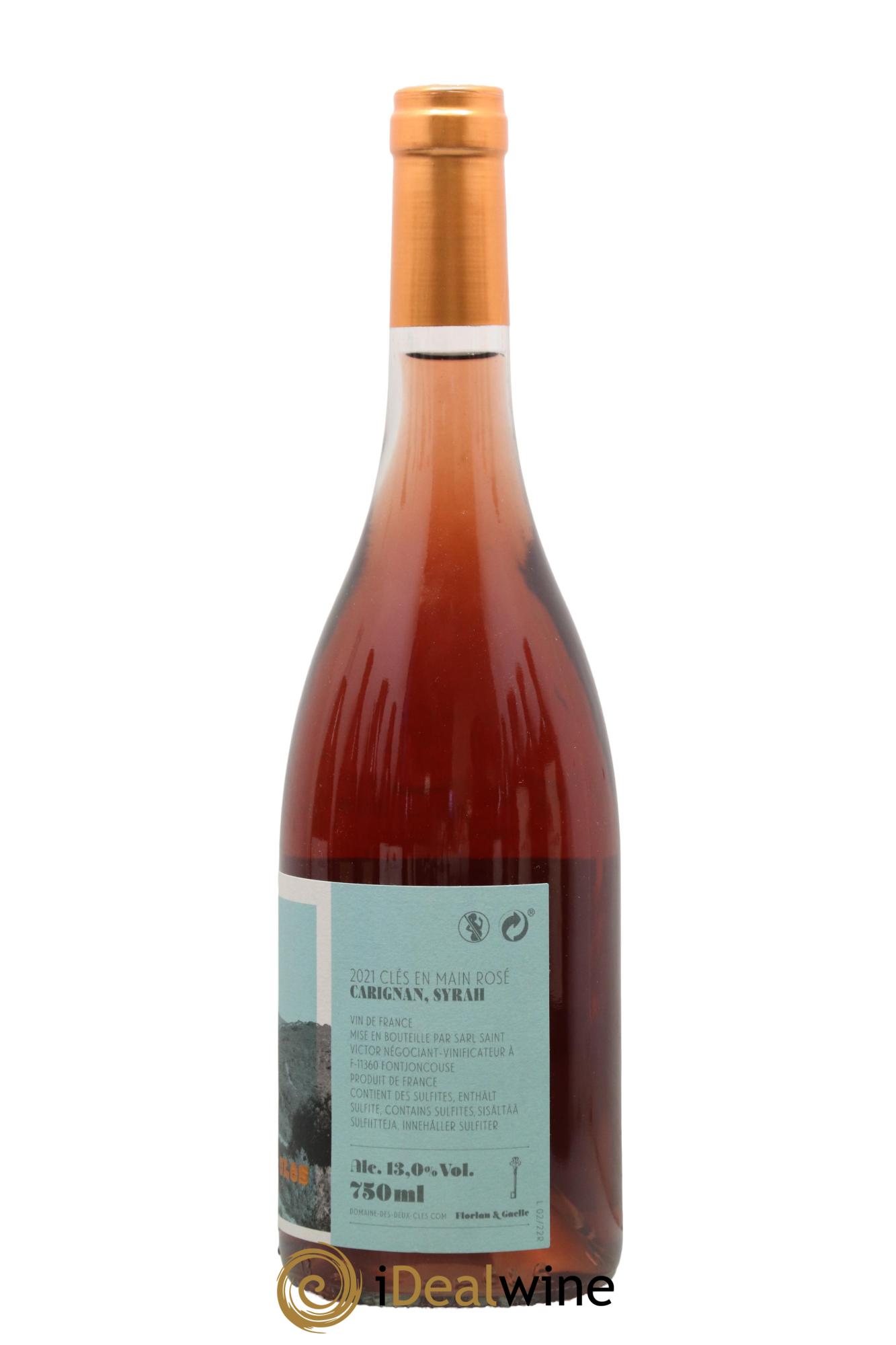 Vin de France Clés en Main Domaine des deux Clés 2021 - Lot de 1 bouteille - 1
