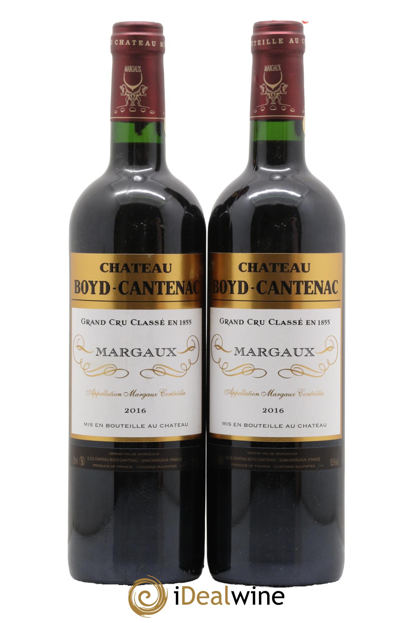 Château Boyd Cantenac 3ème Grand Cru Classé 2016 - Lotto di 2 bottiglie - 0